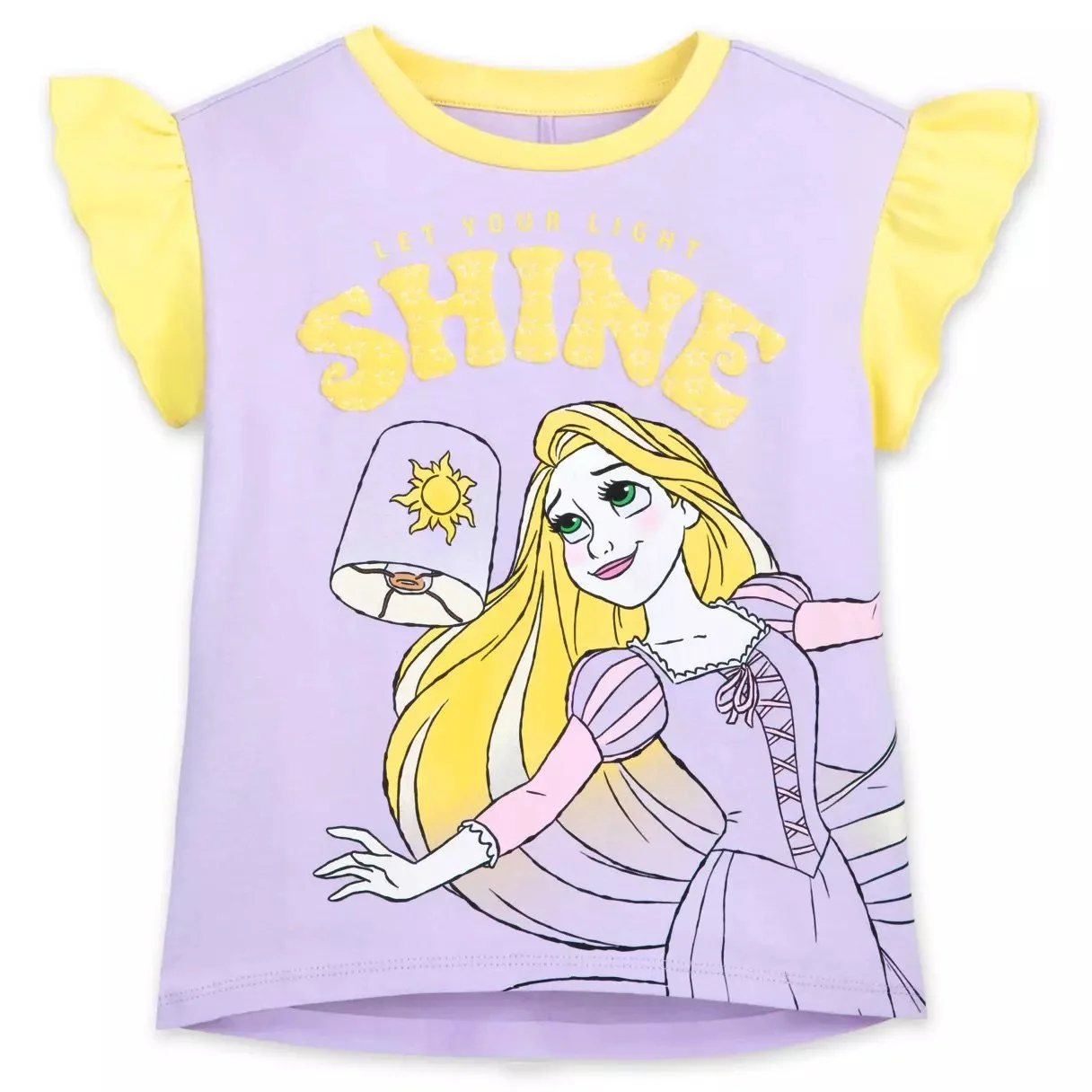 Girls Rapunzel "Let Your Light Shine" T-Shirt