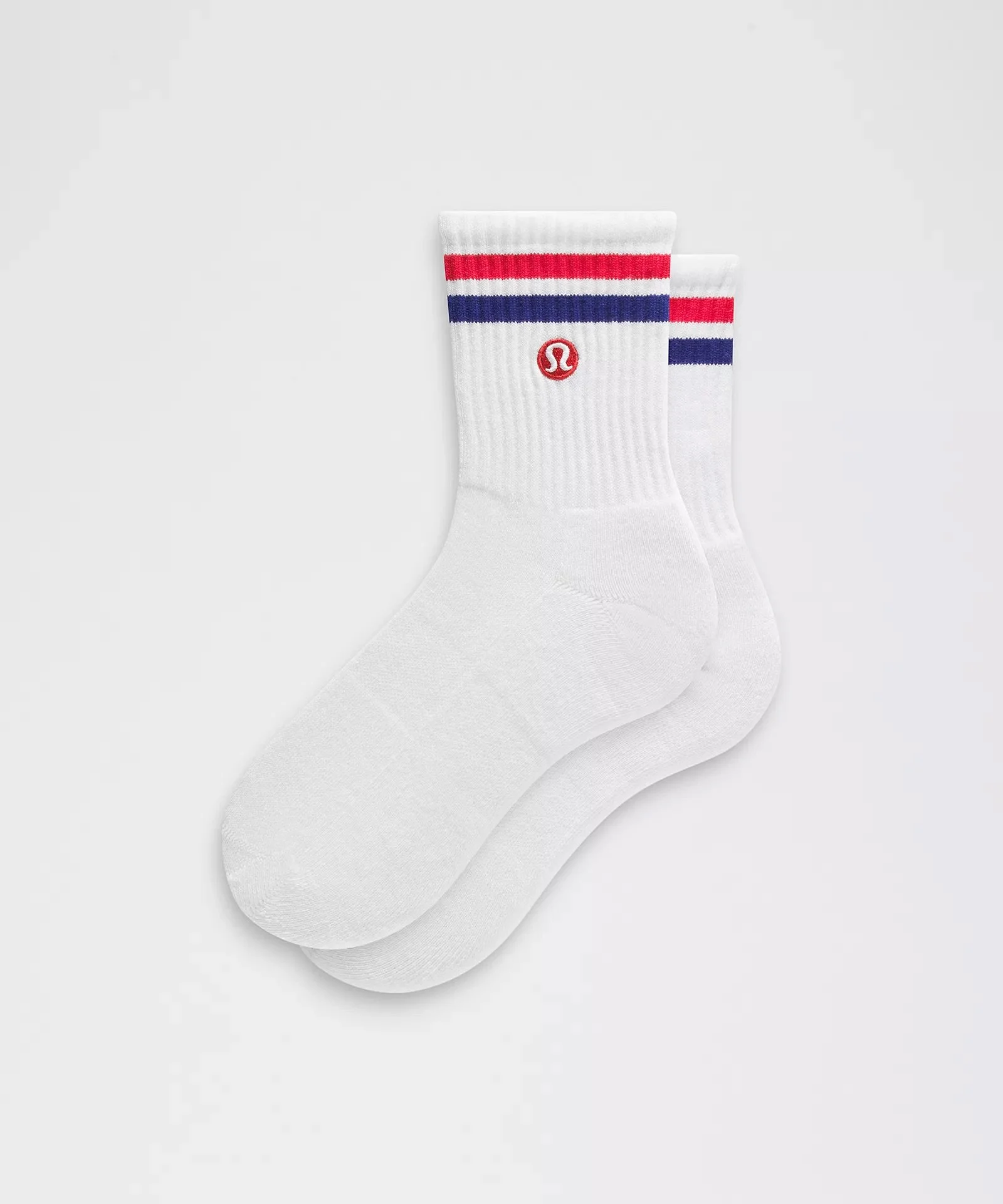 Daily Essential Quarter Socks Stripe