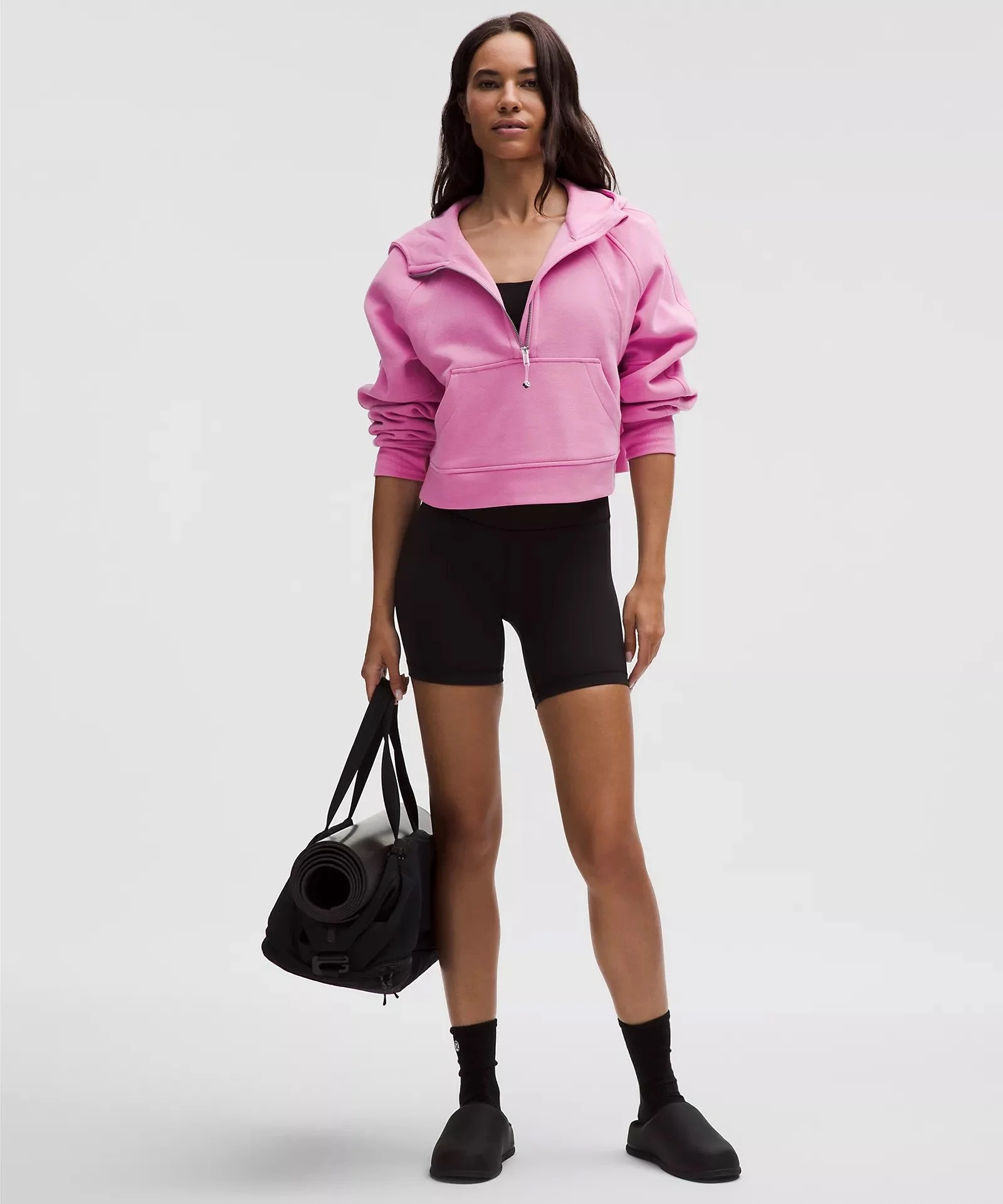 Scuba Oversized Half-Zip Hoodie