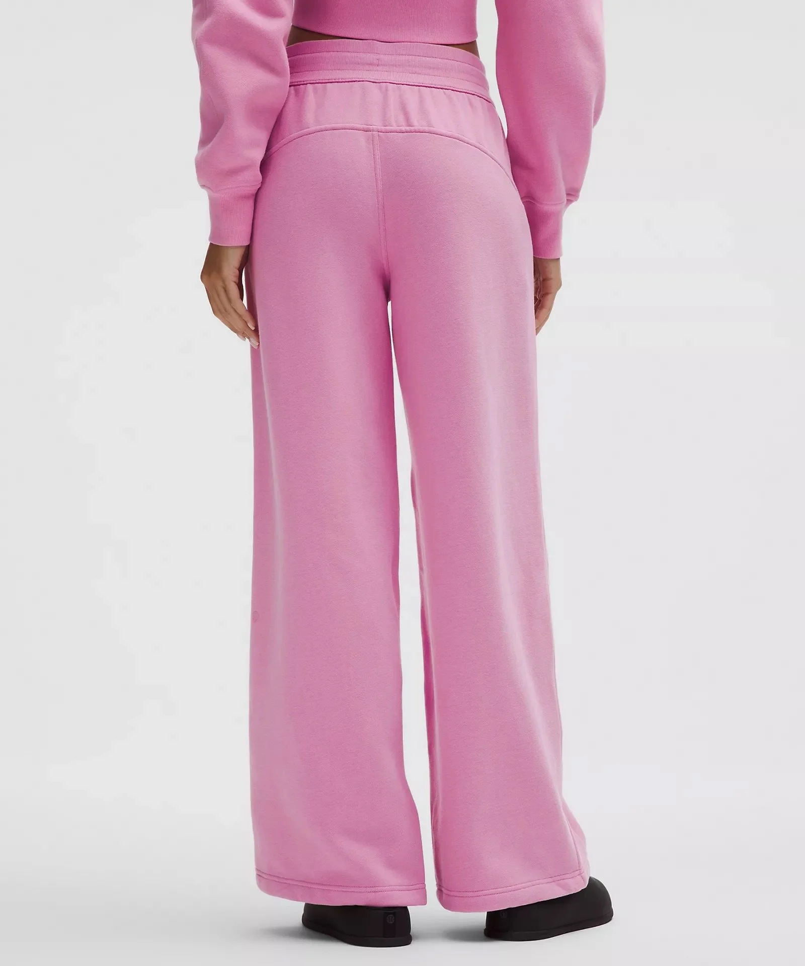 Scuba Mid-Rise Wide-Leg Pant