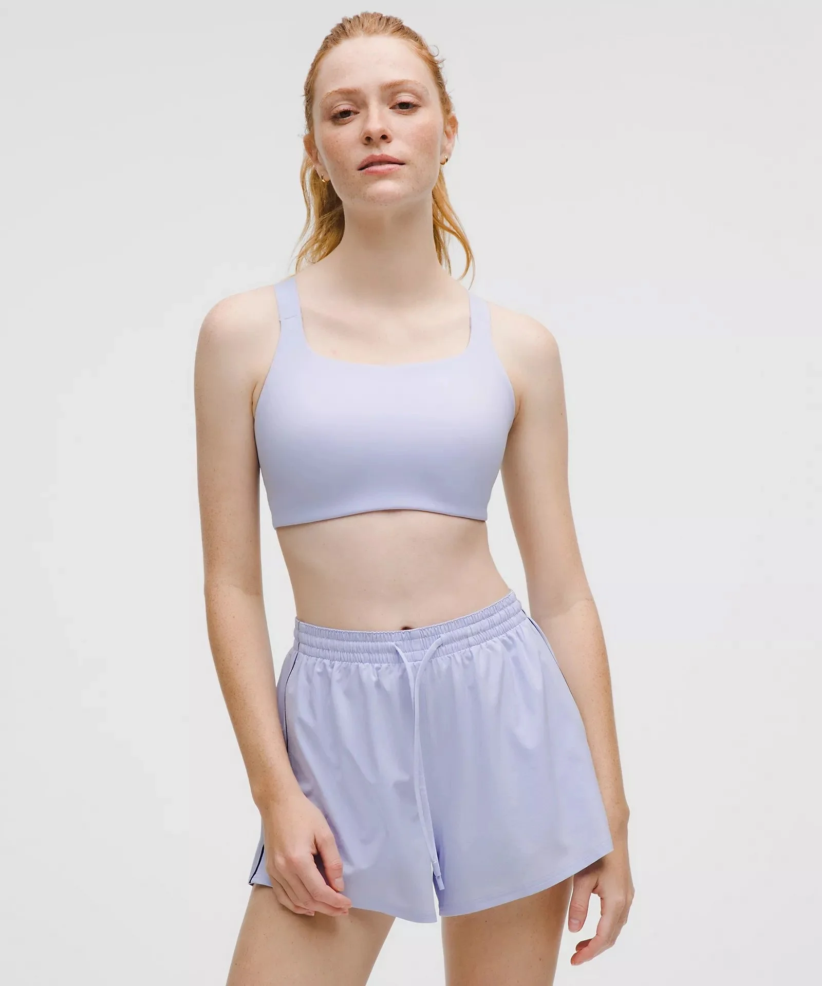 Ultralu Square-Neck Workout Bra - D/DD Cup