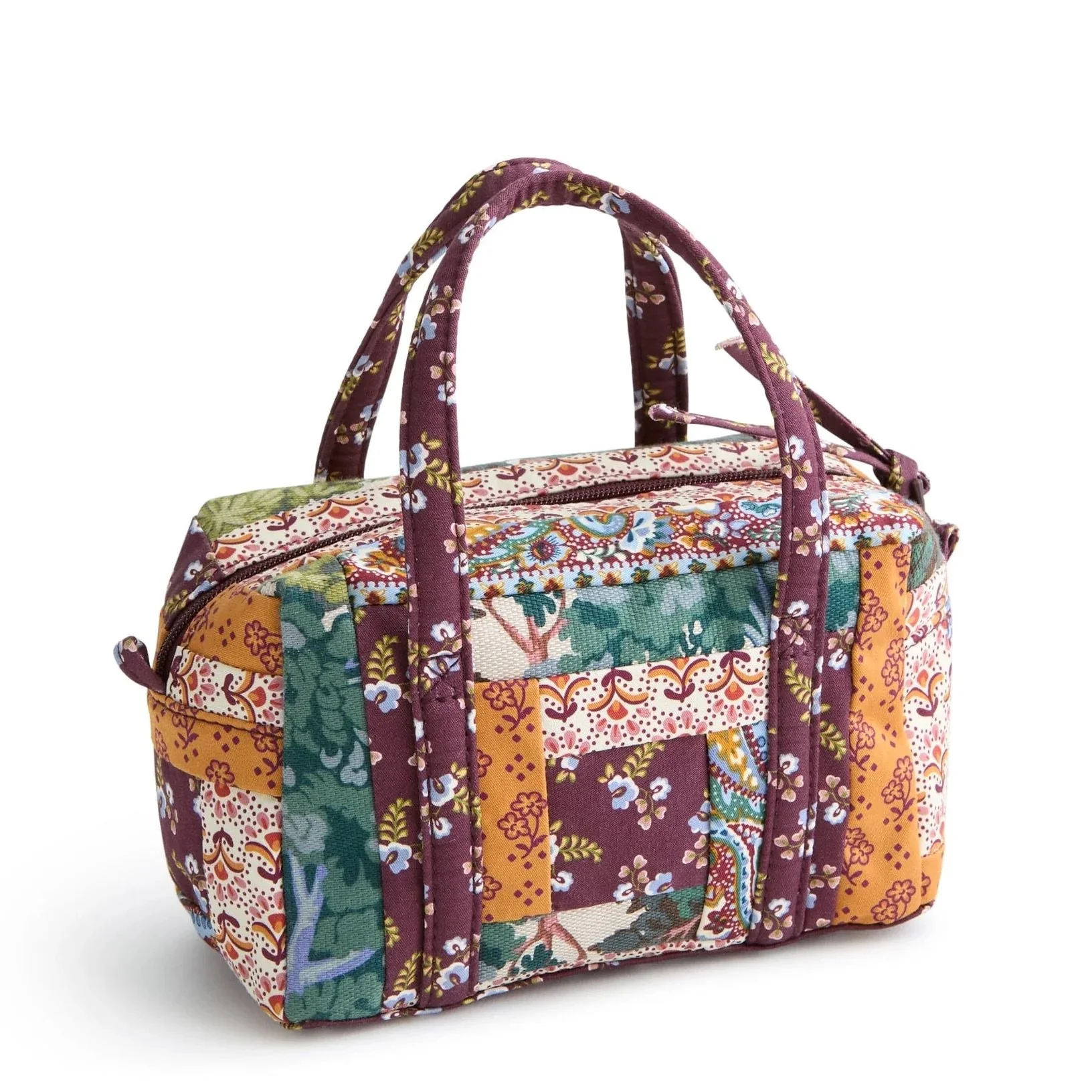 Fall Harvest Patchwork Mini Original Duffel Crossbody