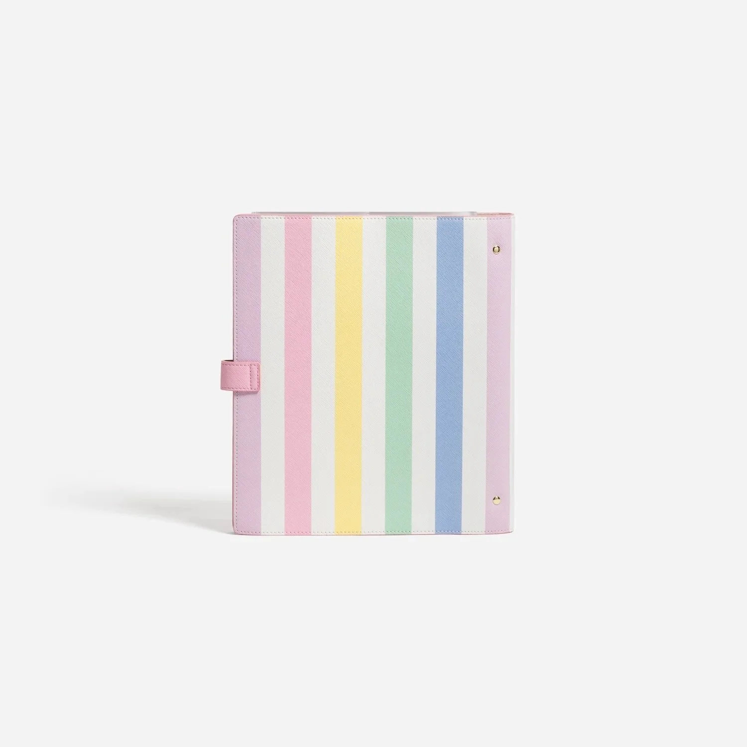 Rainbow Stripe Patch Binder