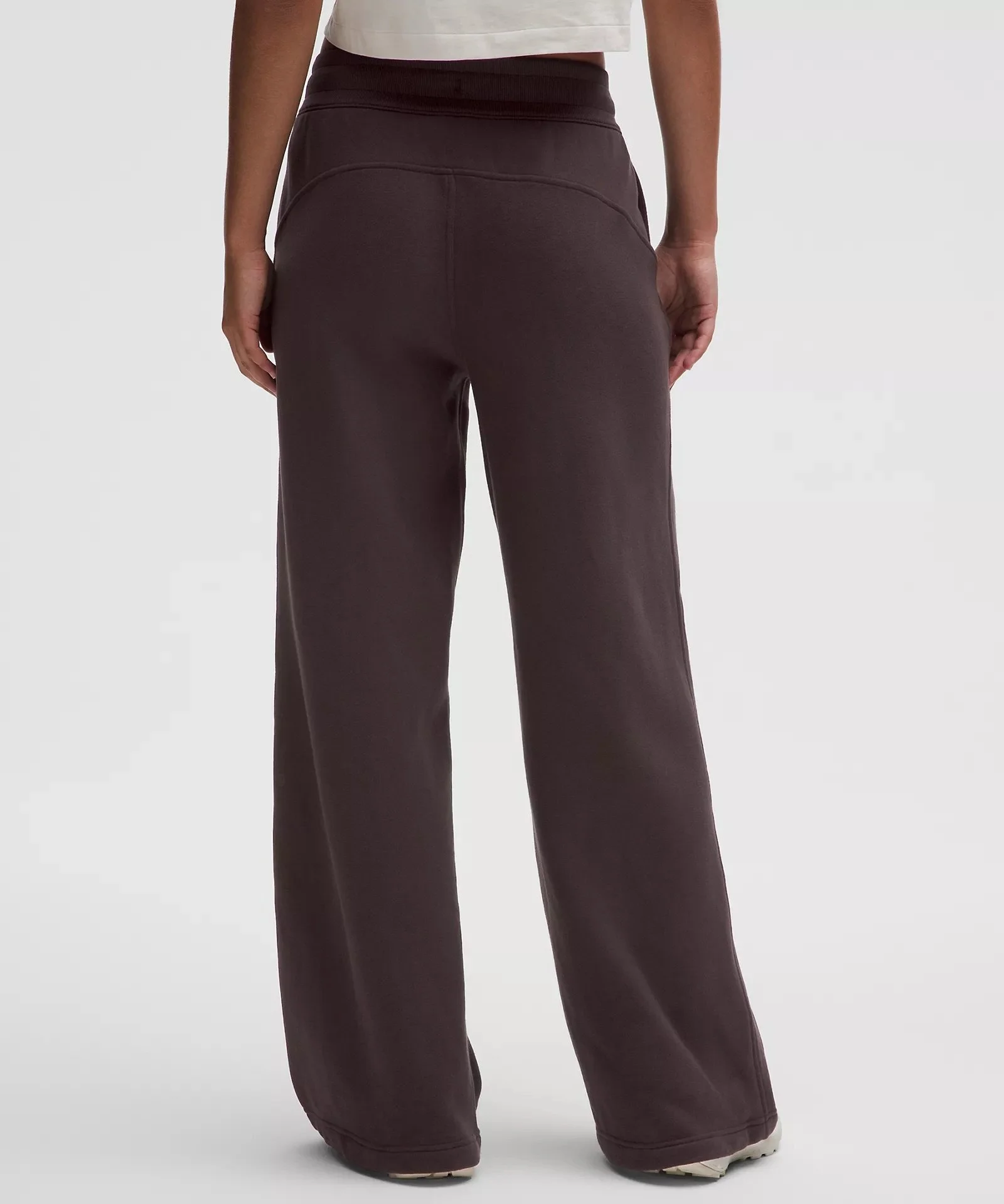 Scuba Mid-Rise Wide-Leg Pant