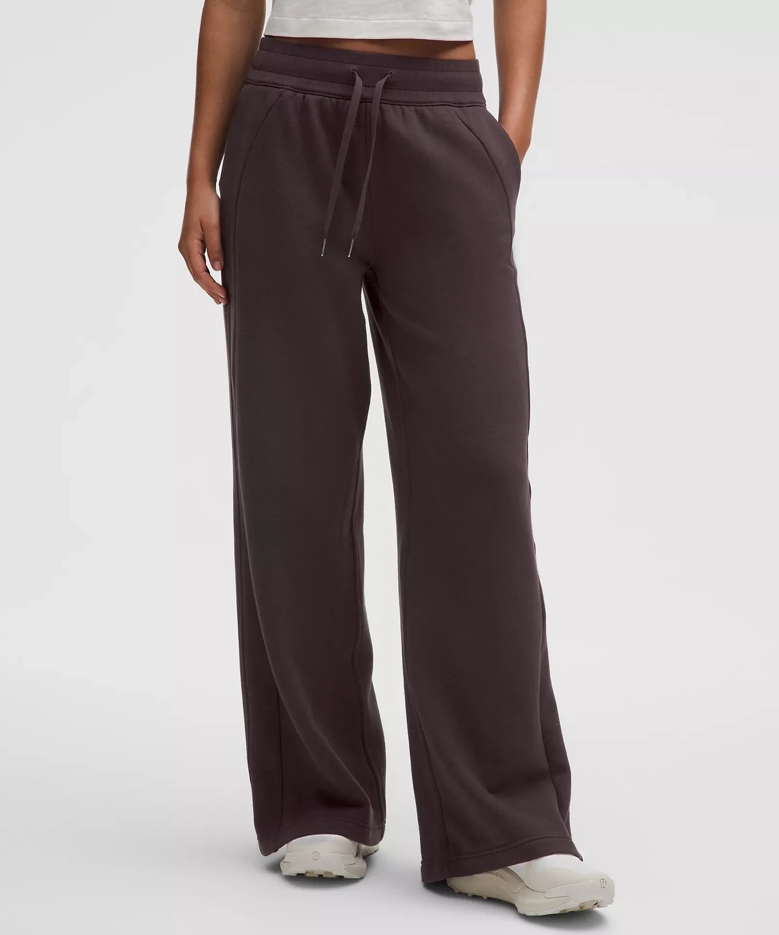 Scuba Mid-Rise Wide-Leg Pant