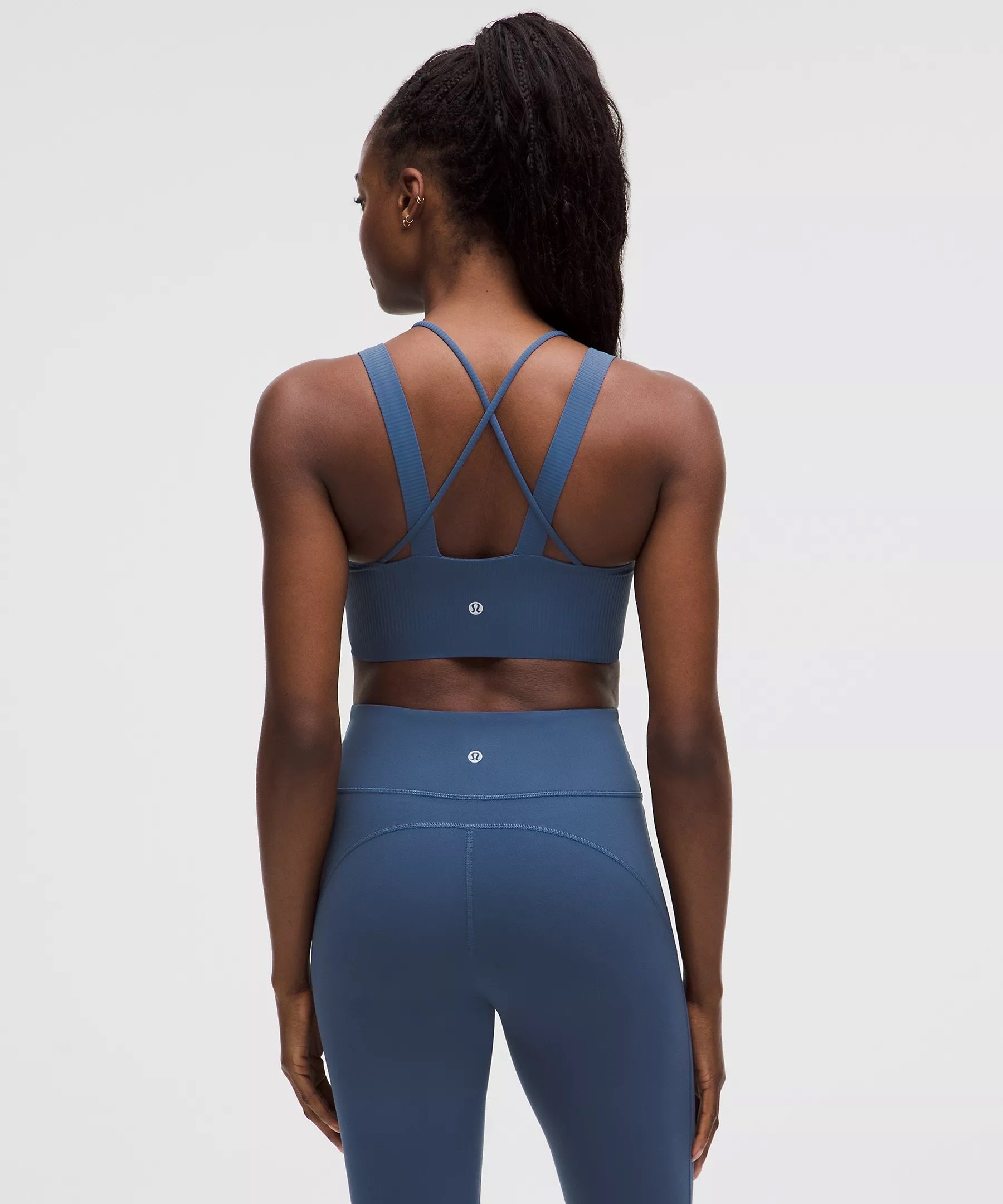 Like a Cloud Ribbed Longline Bra – D/DD Cup