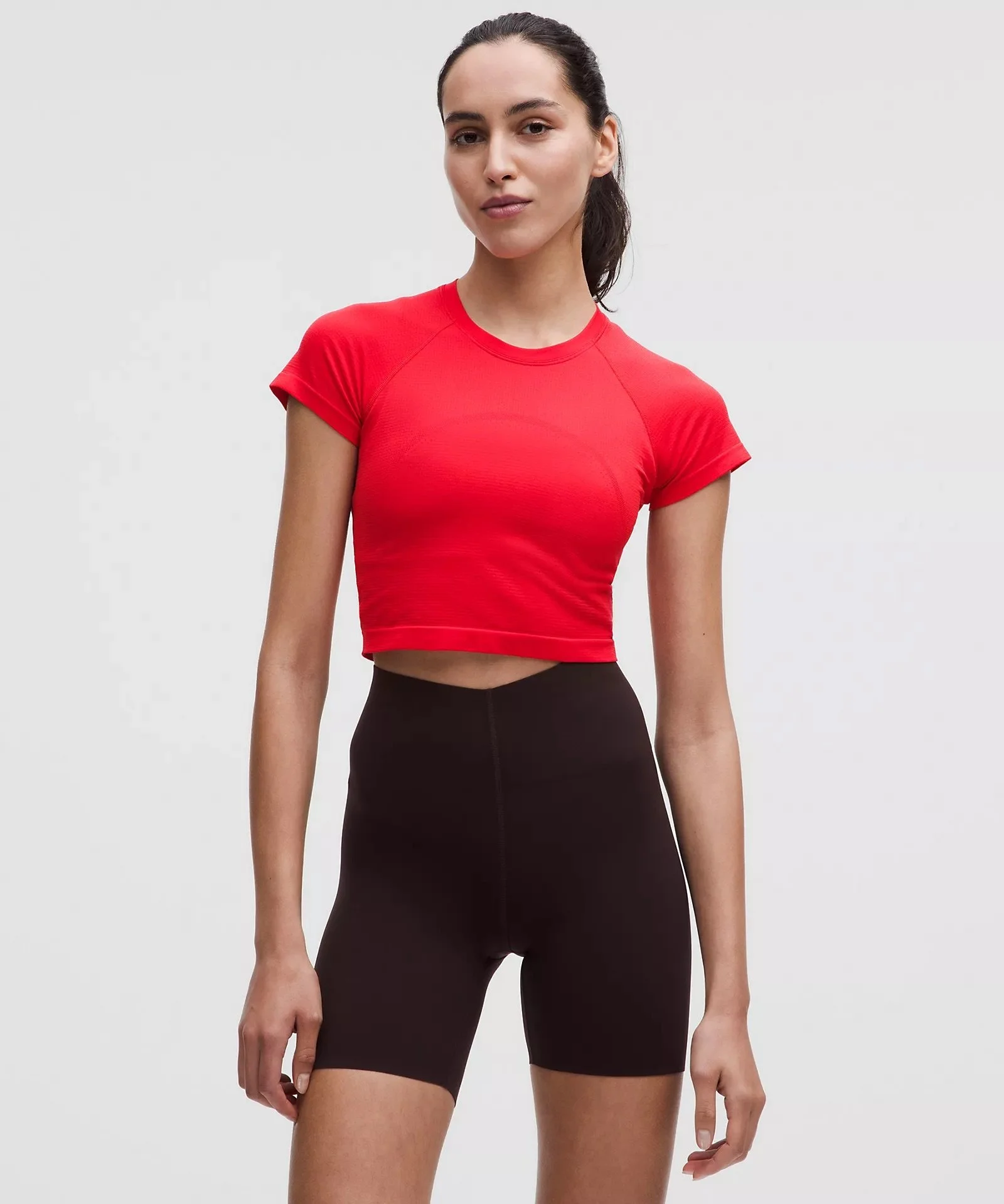 Swiftly Tech Cropped Short-Sleeve Shirt 2.0