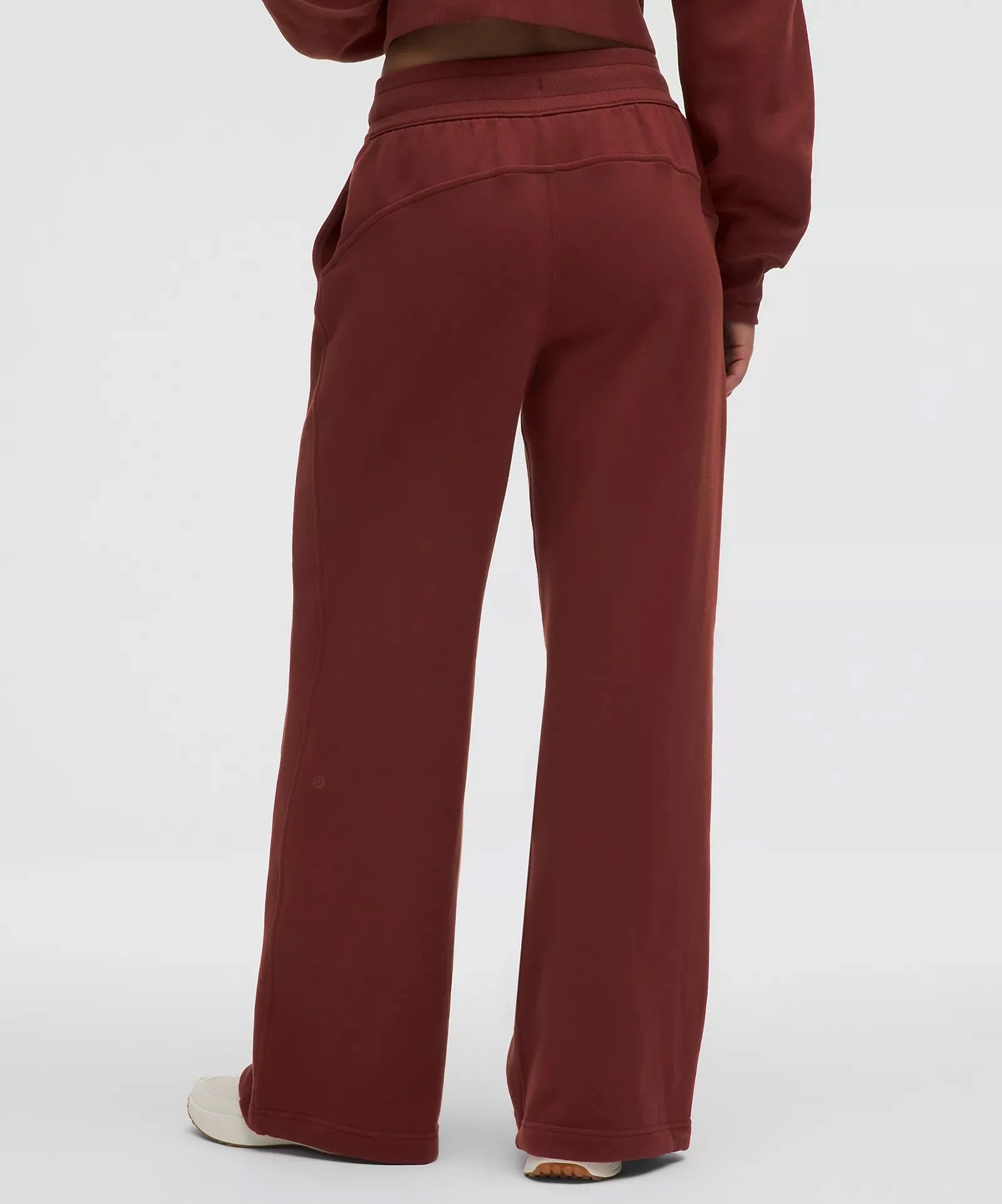 Scuba Mid-Rise Wide-Leg Pant
