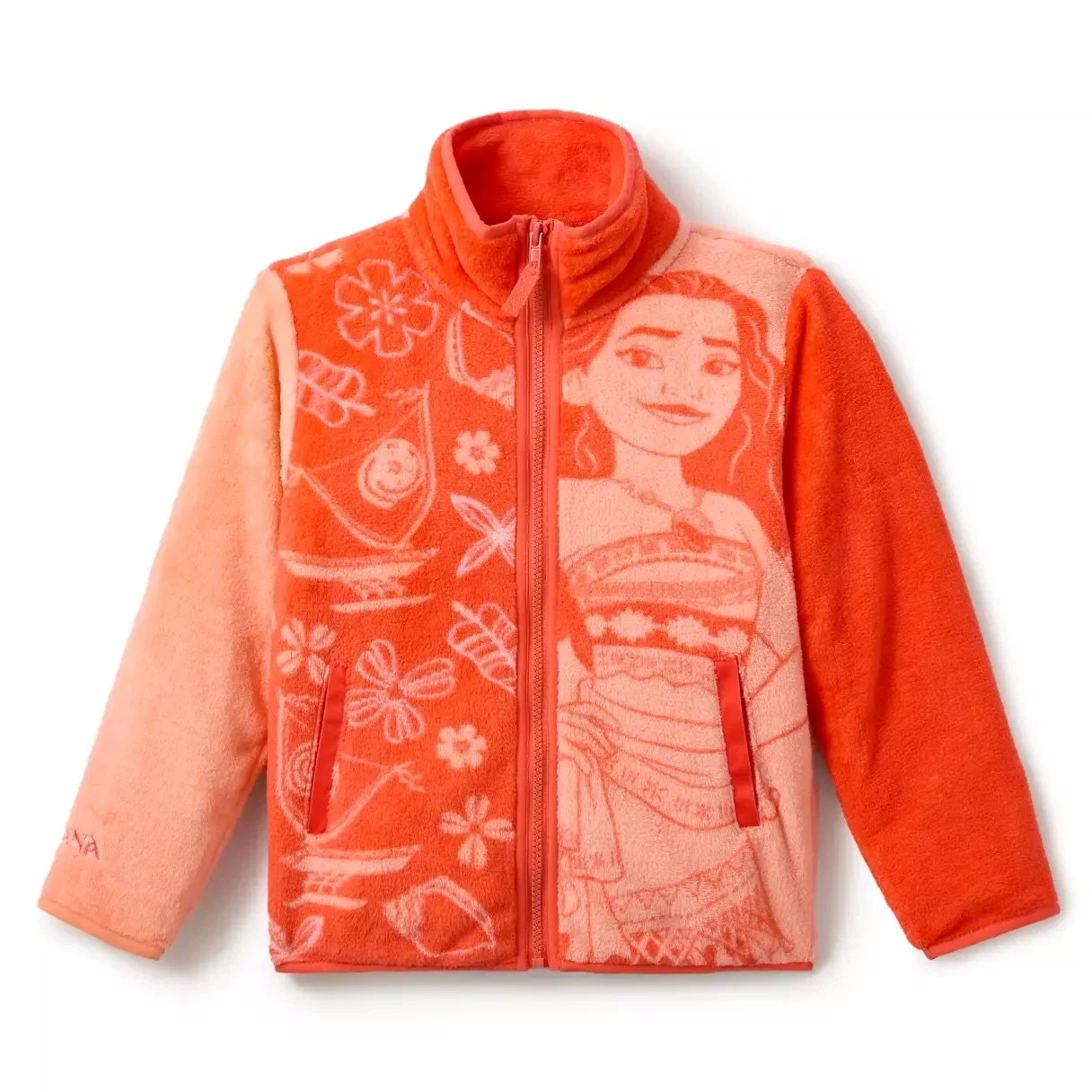 Kids Moana Zip Fleece Jacket