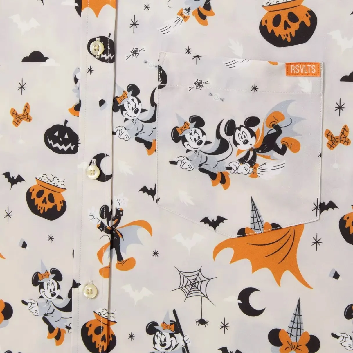 Mickey & Minnie Button Down Shirt