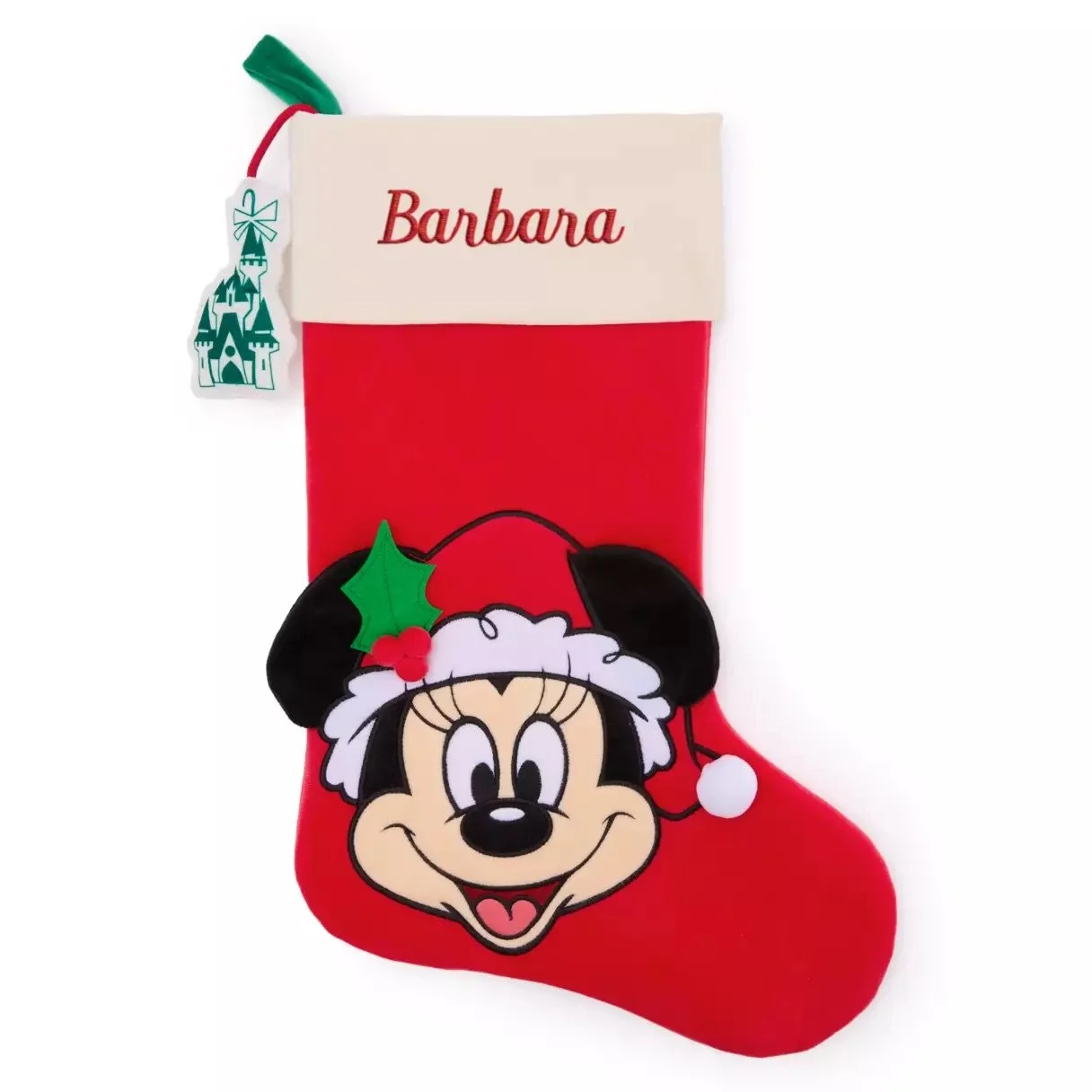 Santa Minnie Holiday Stocking