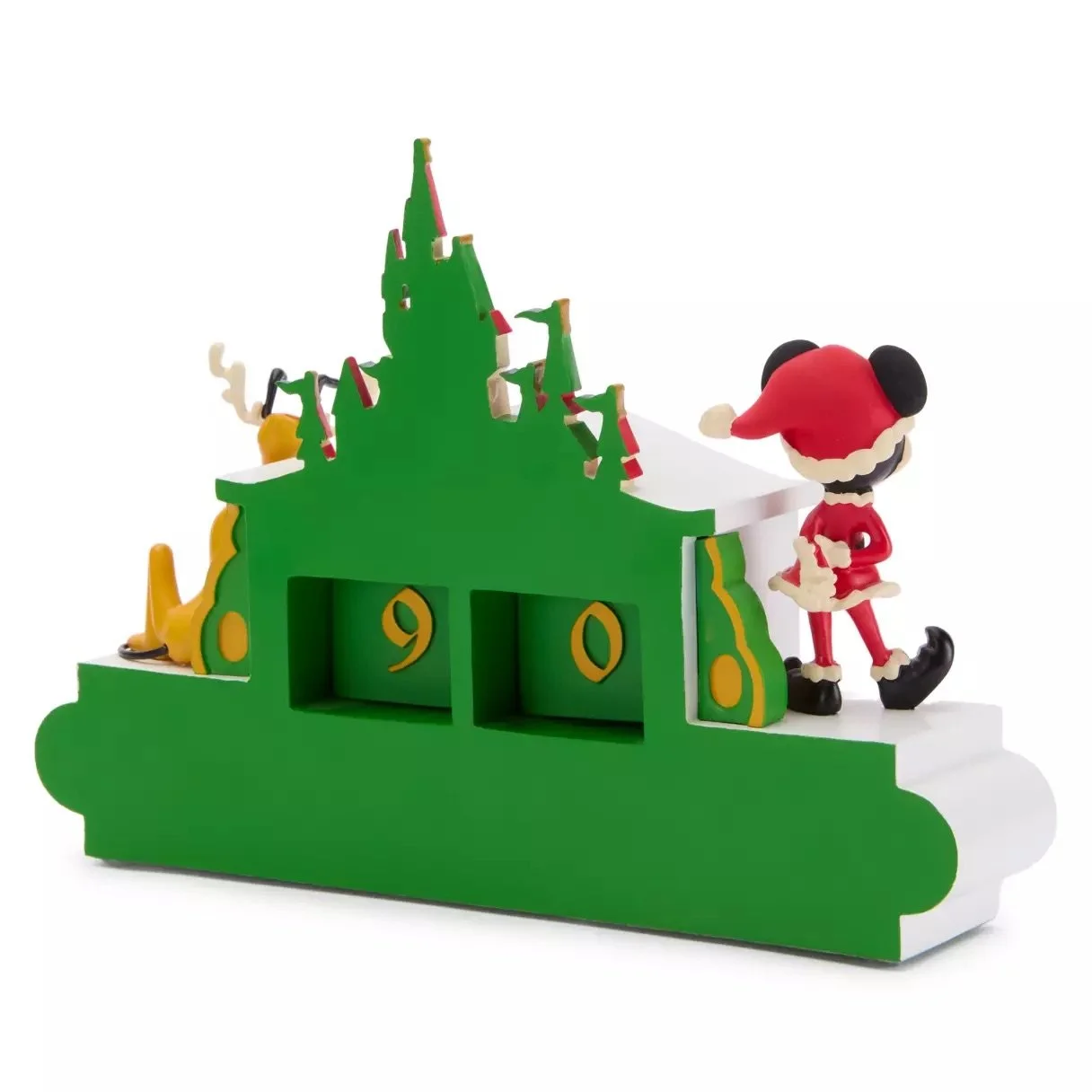 Santa Mickey & Pluto Holiday Countdown Calendar Figure