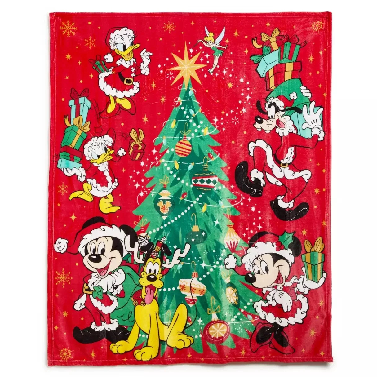 Mickey & Friends Holiday Throw Blanket