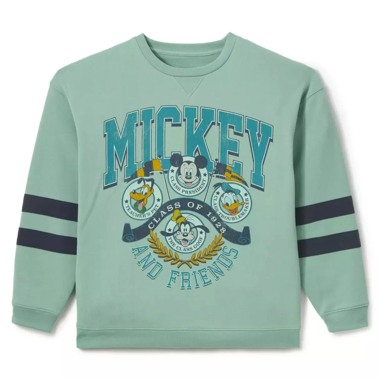 Mickey & Friends Collegiate Pullover Sweatshirt