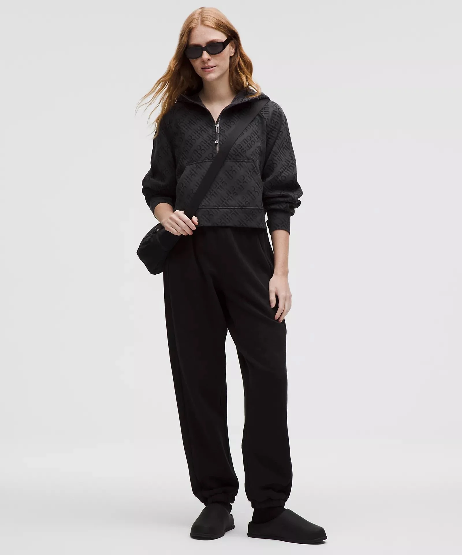 Scuba Oversized Half-Zip Hoodie