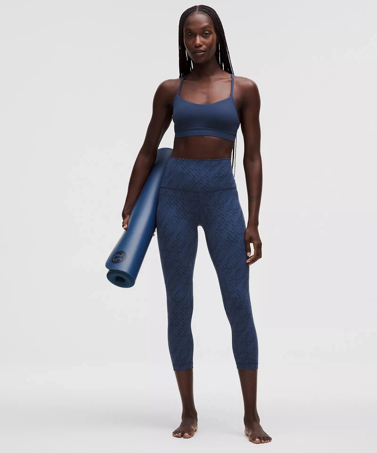 lululemon Align High-Rise Crop 23" in Blue