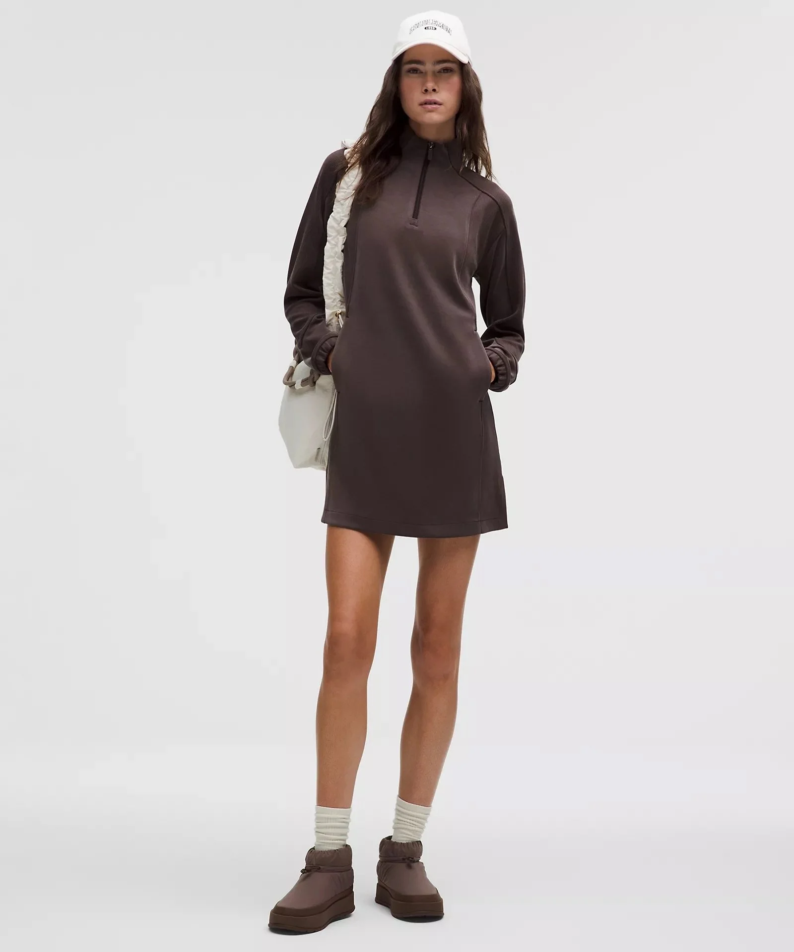 Softstreme Half-Zip Mini Dress