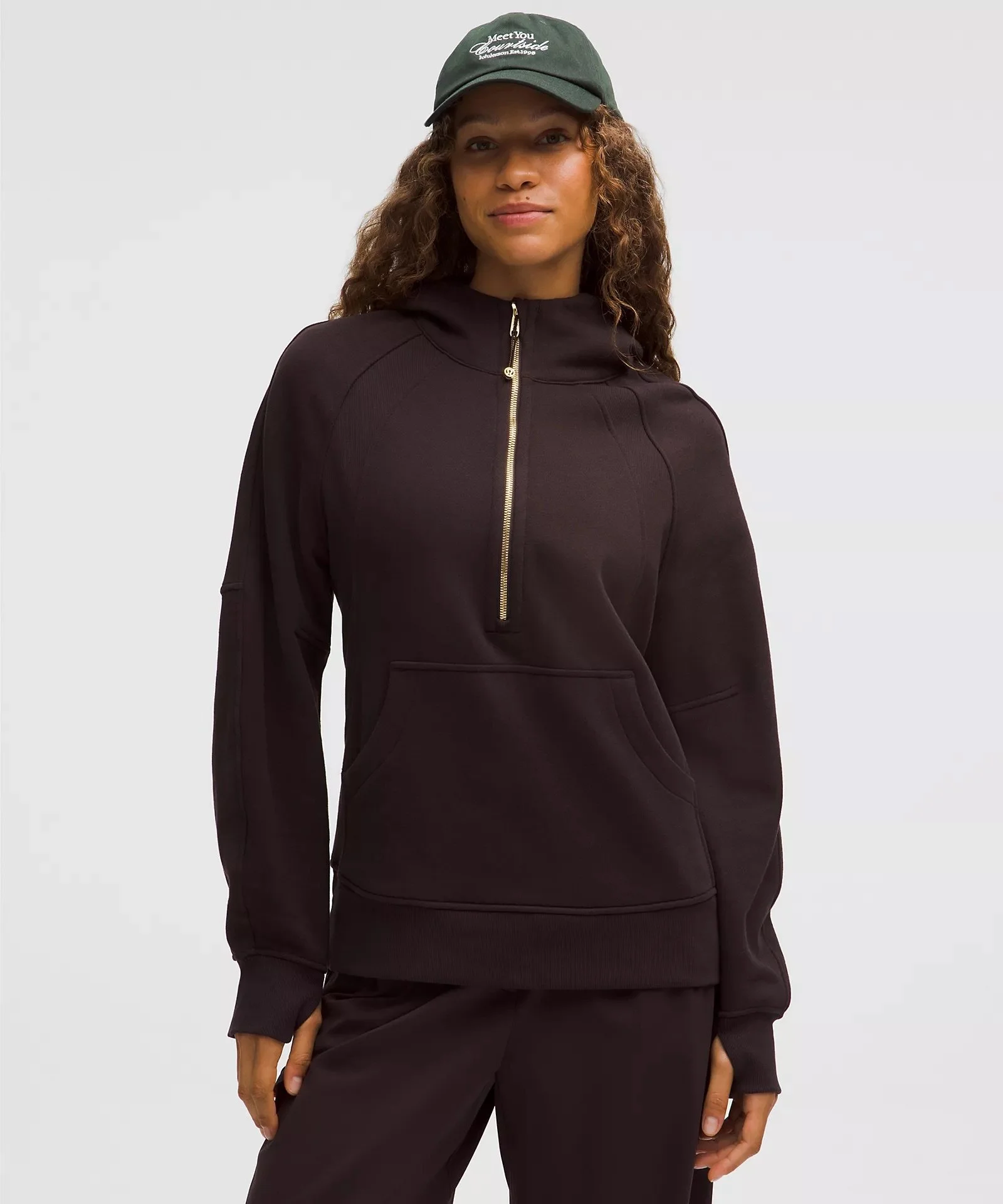 Scuba Oversized Half-Zip Hoodie