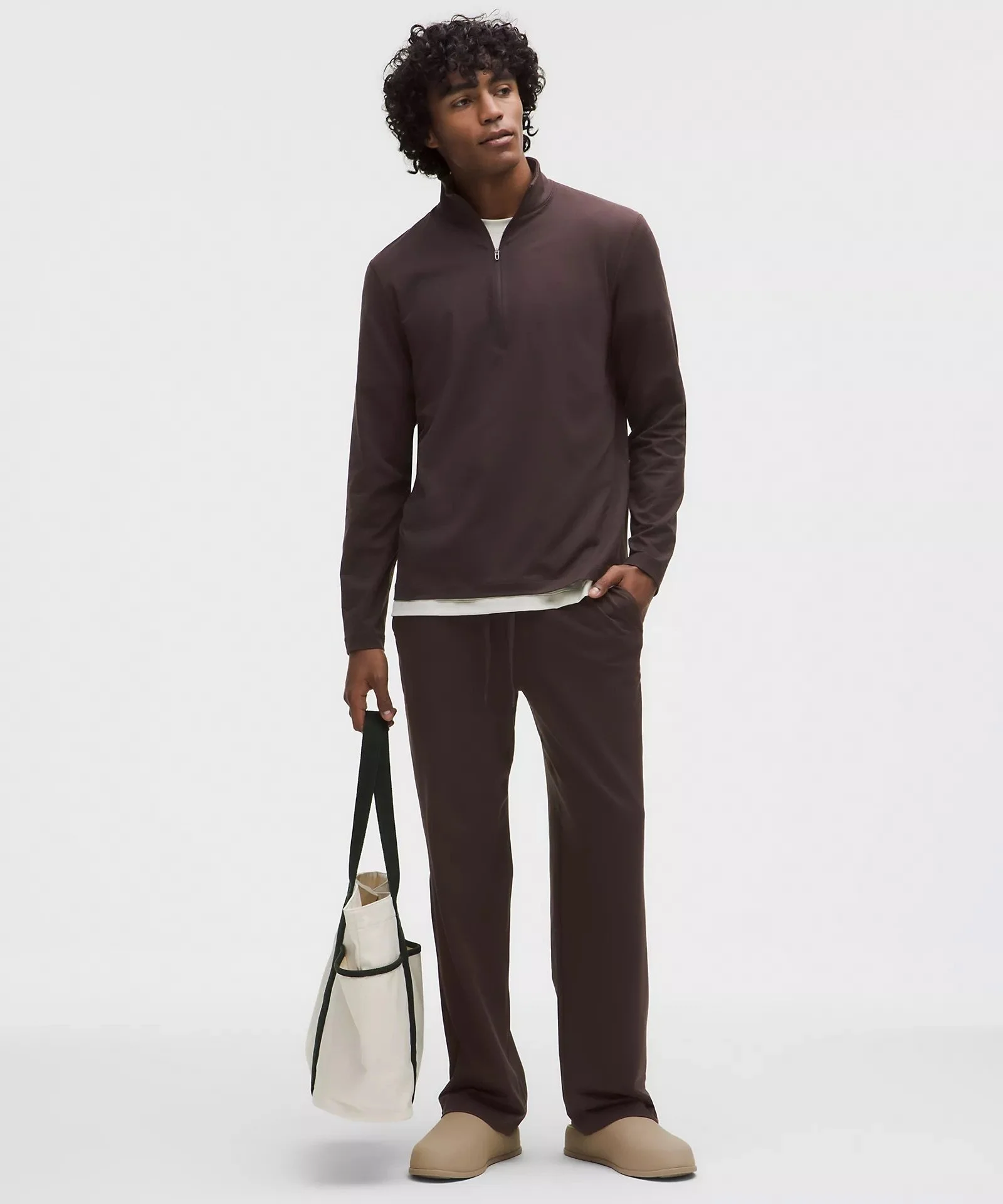 Soft Jersey Half Zip