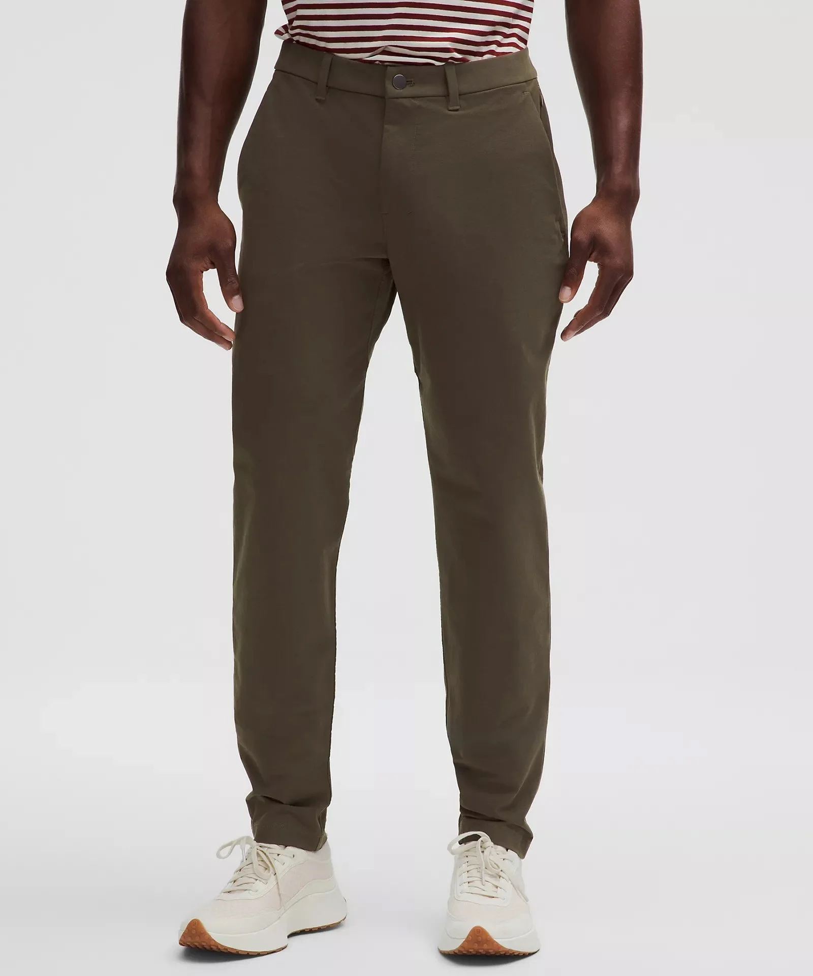 ABC Slim-Fit Trouser 34L Stretch Cotton VersaTwill