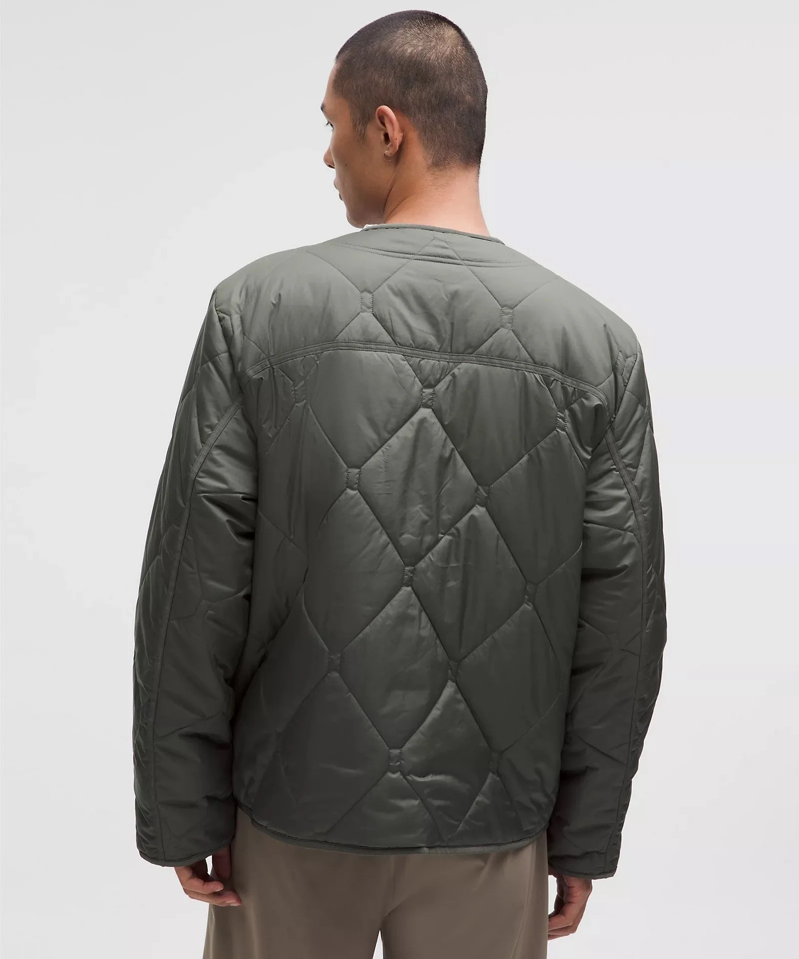 Diamond-Quilted Liner Jacket