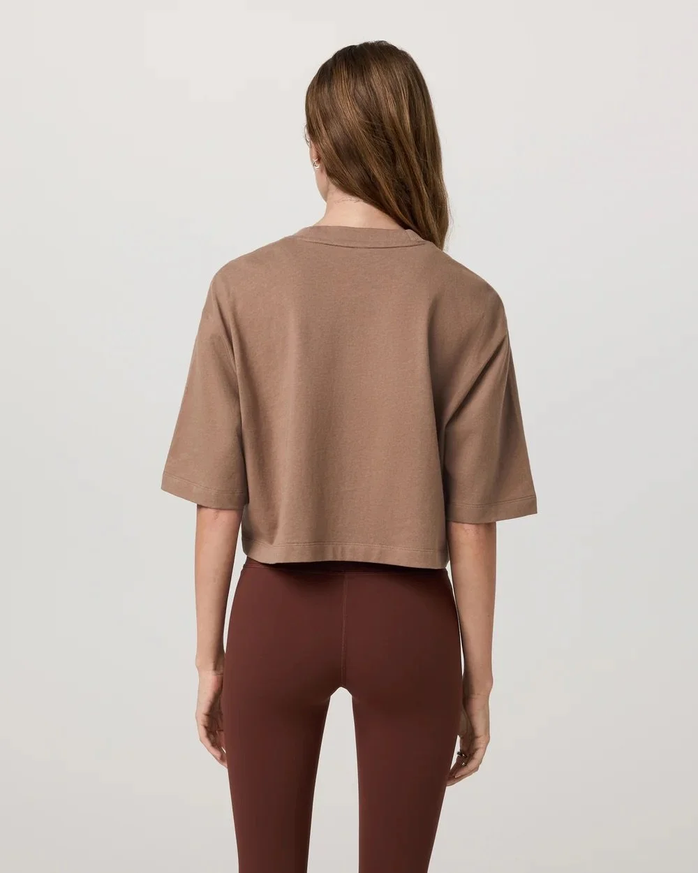 Short Sleeve Heavyweight Crop Cotton Tee