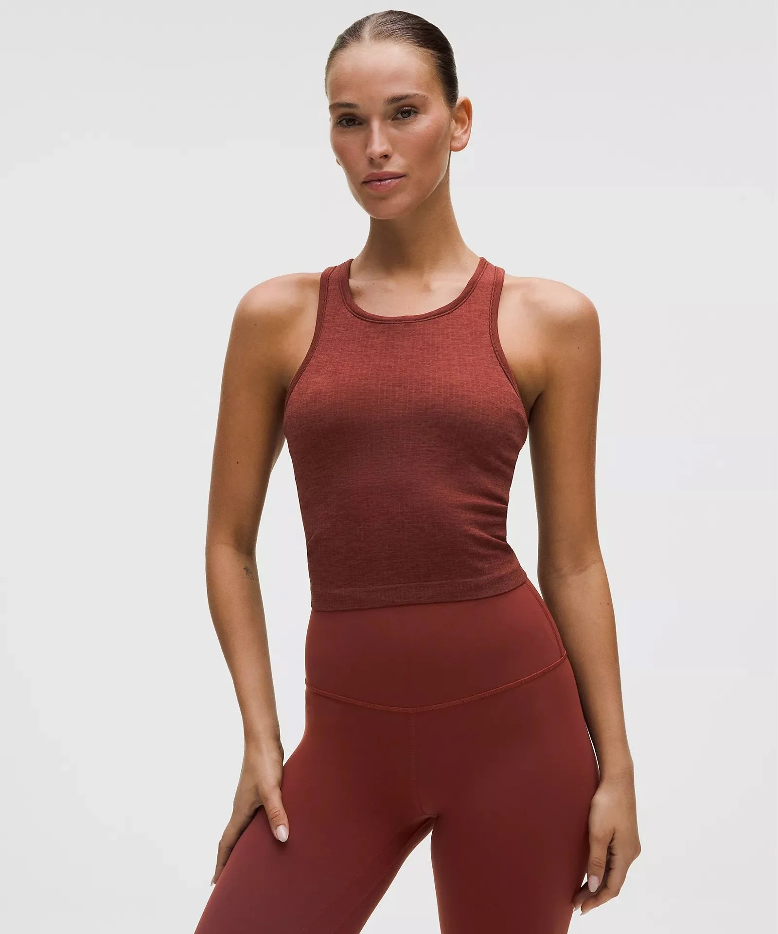 Ebb to Street Cropped Racerback Tank Top