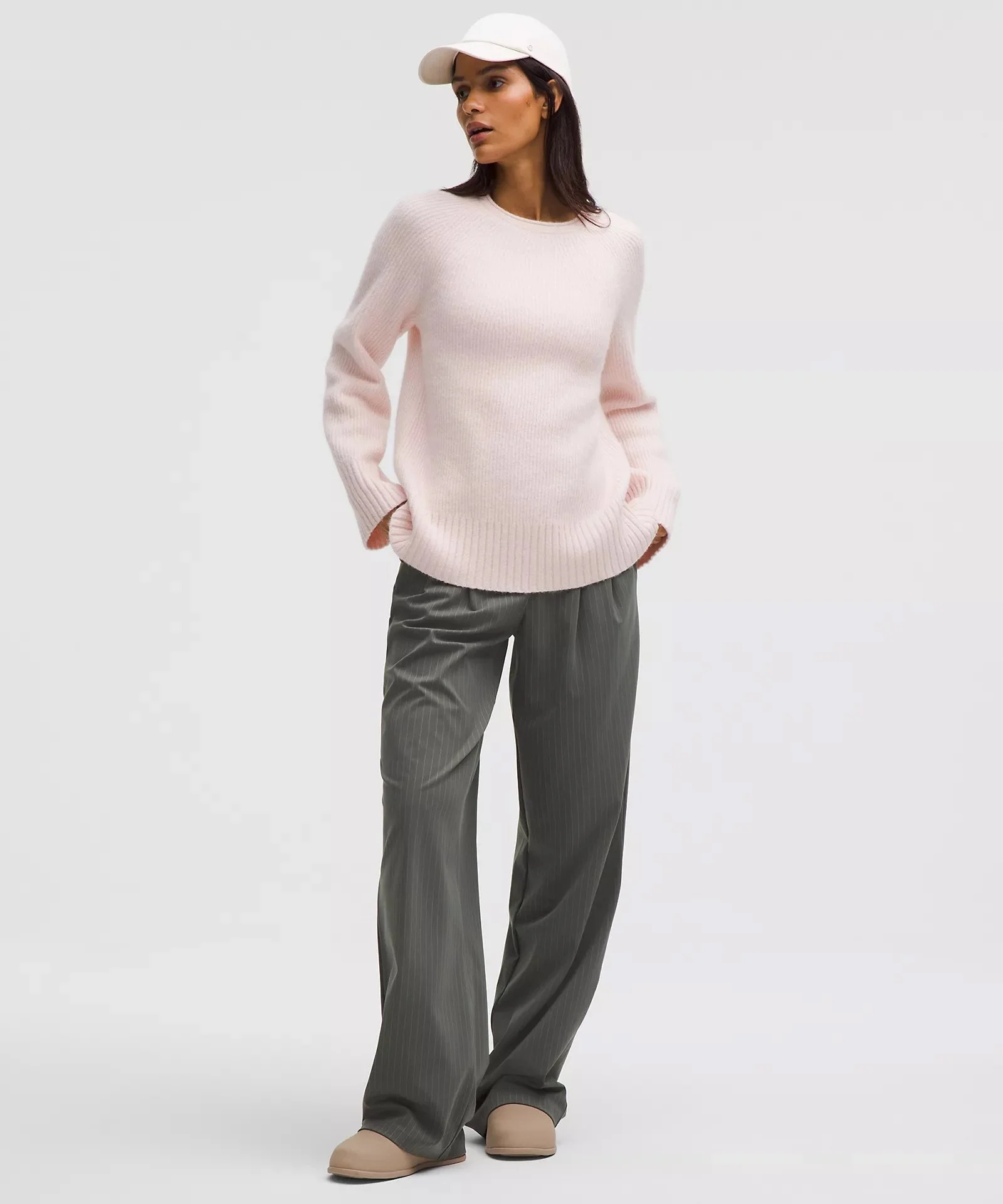 Alpaca-Blend Crewneck Sweater