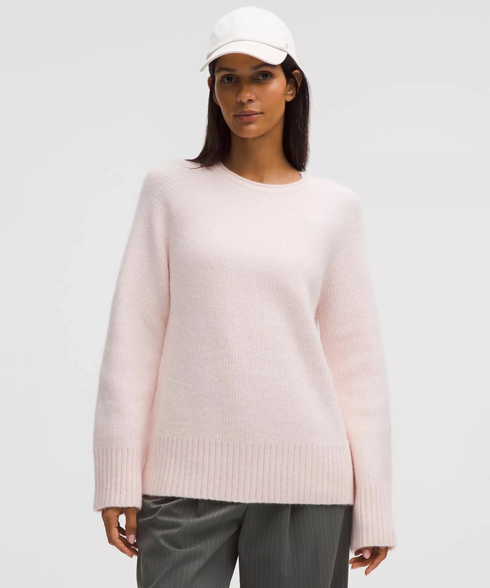 Alpaca-Blend Crewneck Sweater