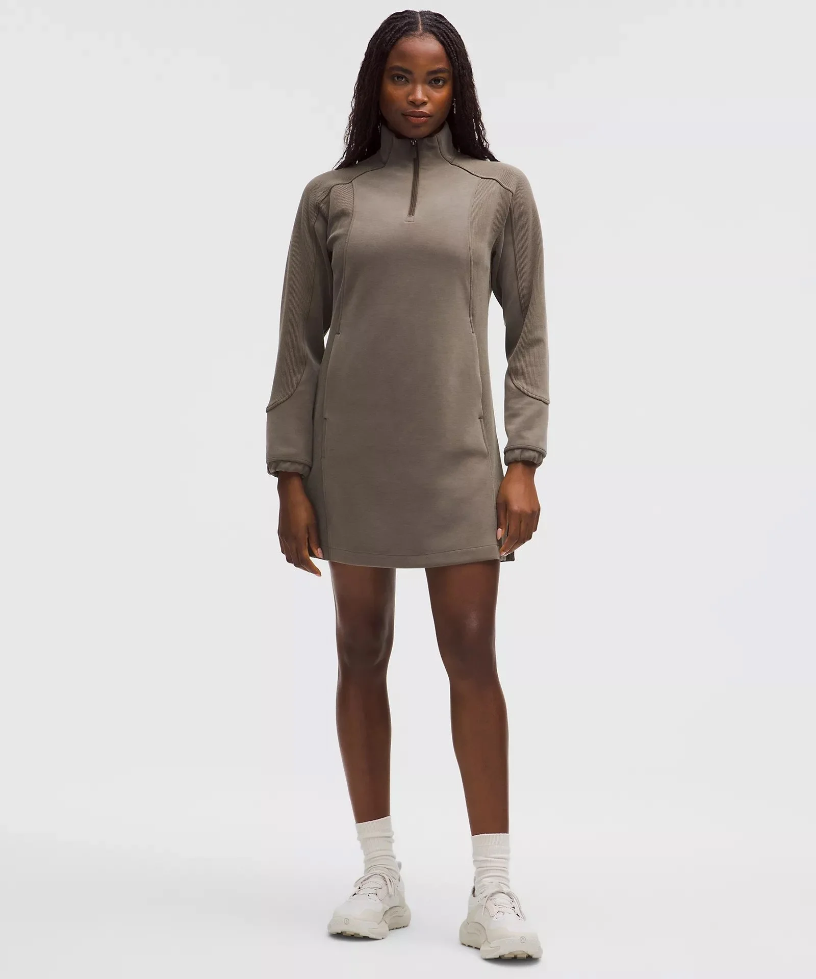Softstreme Half-Zip Mini Dress