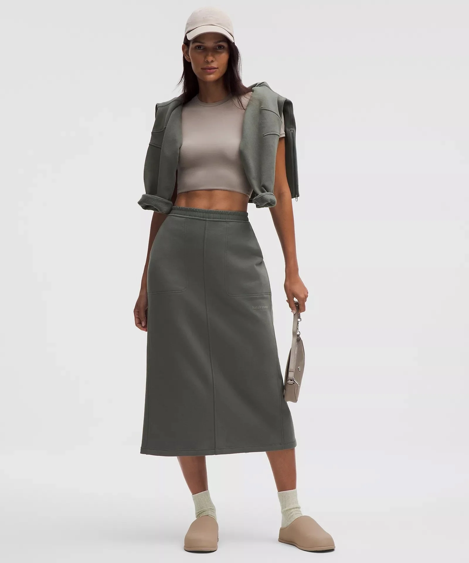 Loungeful High-Rise Midi Skirt