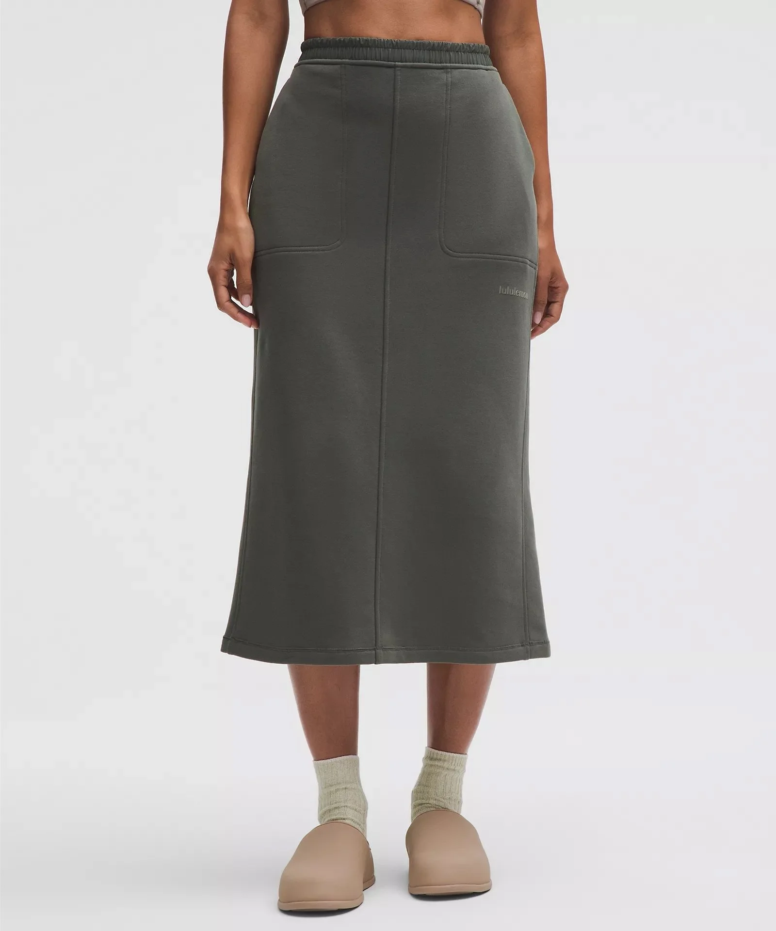 Loungeful High-Rise Midi Skirt