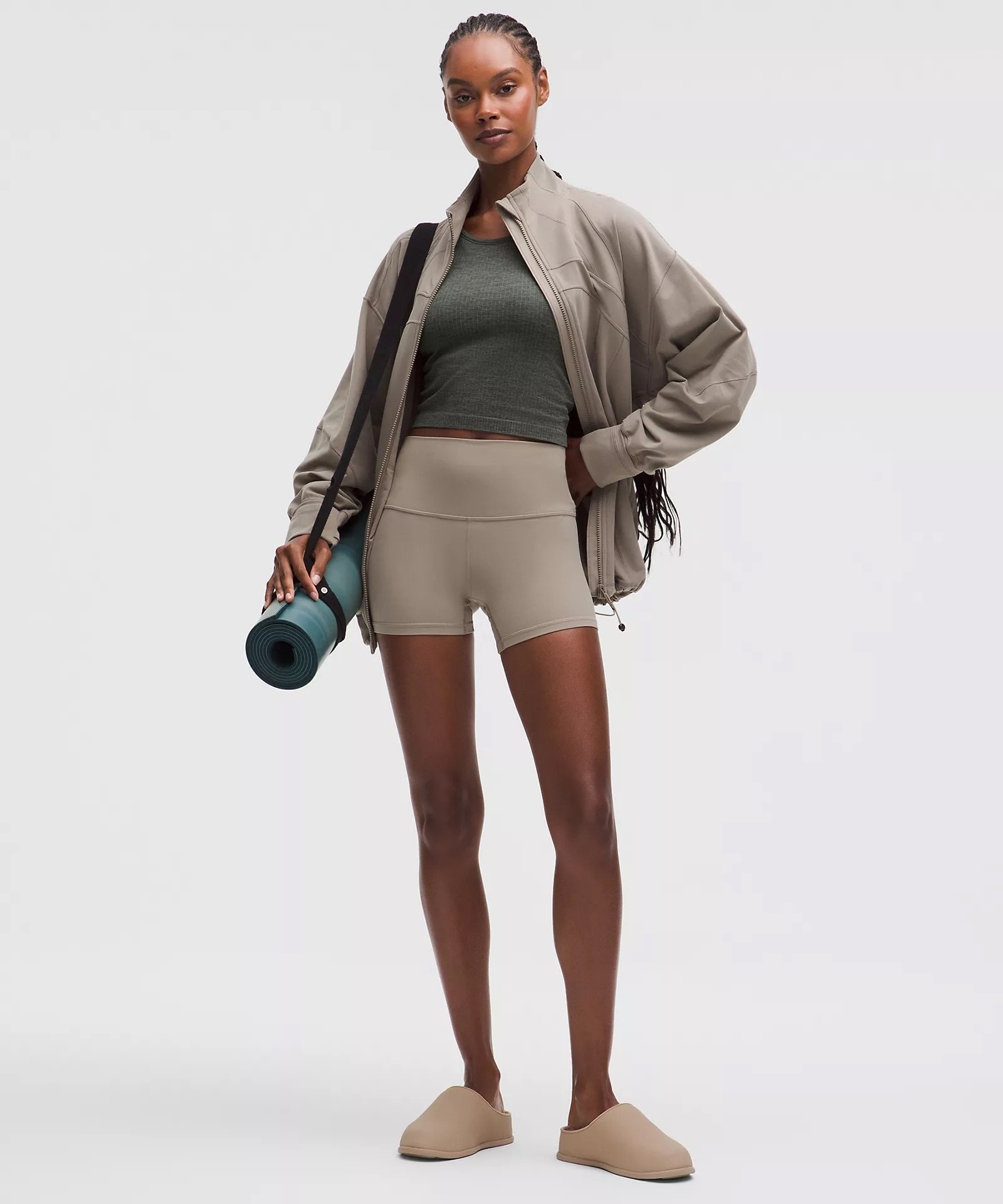 Ebb to Street Cropped Racerback Tank Top