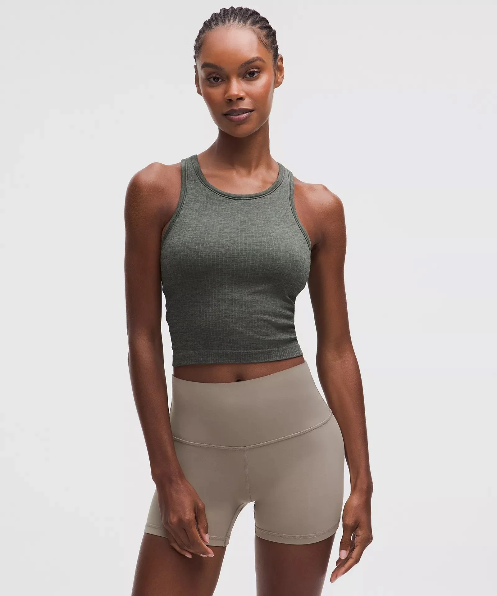Ebb to Street Cropped Racerback Tank Top