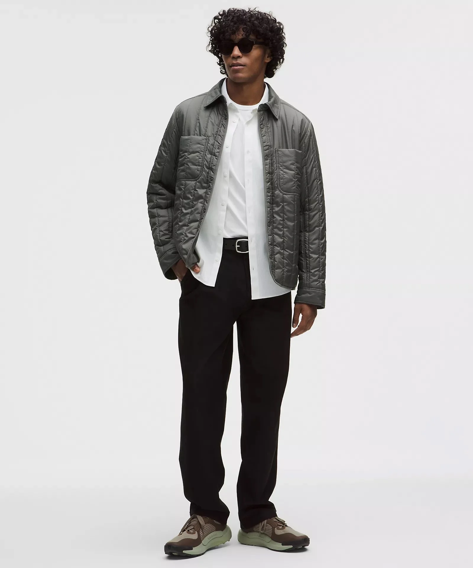 Insulated Quilted Shirt Jacket