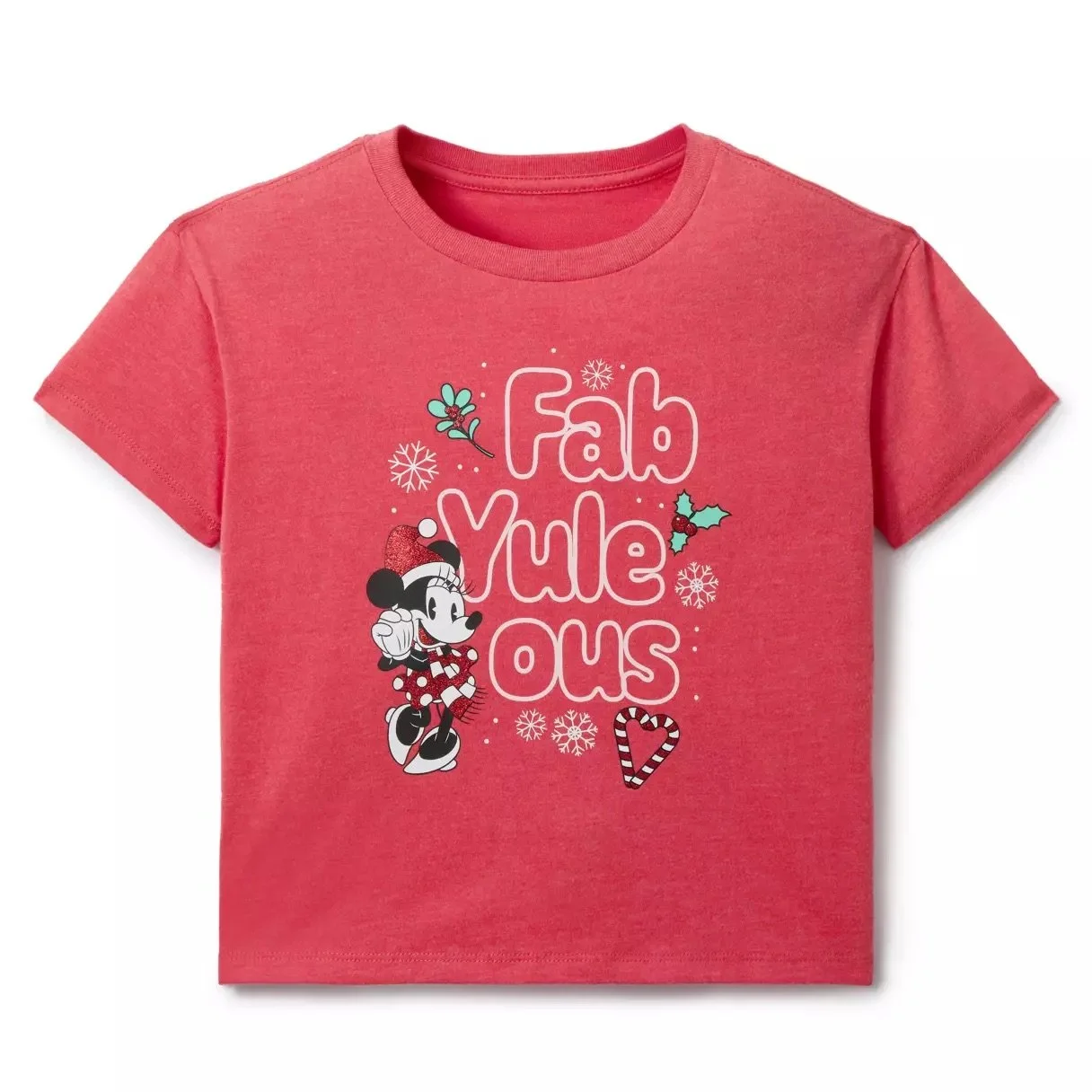 Kids Minnie Mouse “Fab Yule Ous” T-Shirt