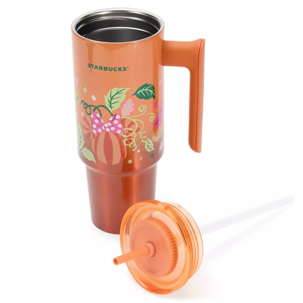 Mickey &amp; Minnie Icon Pumpkins Starbucks Tumbler