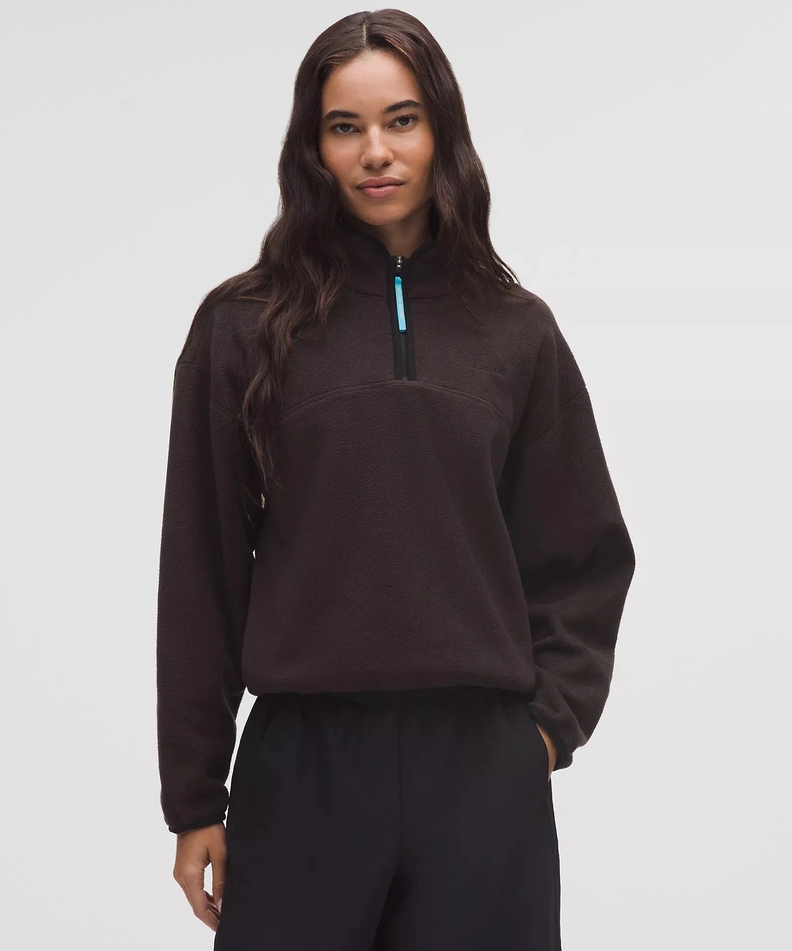 Tumbled Fleece Half-Zip Jacket