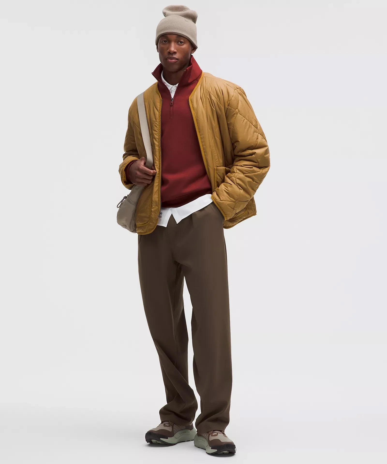 Diamond-Quilted Liner Jacket