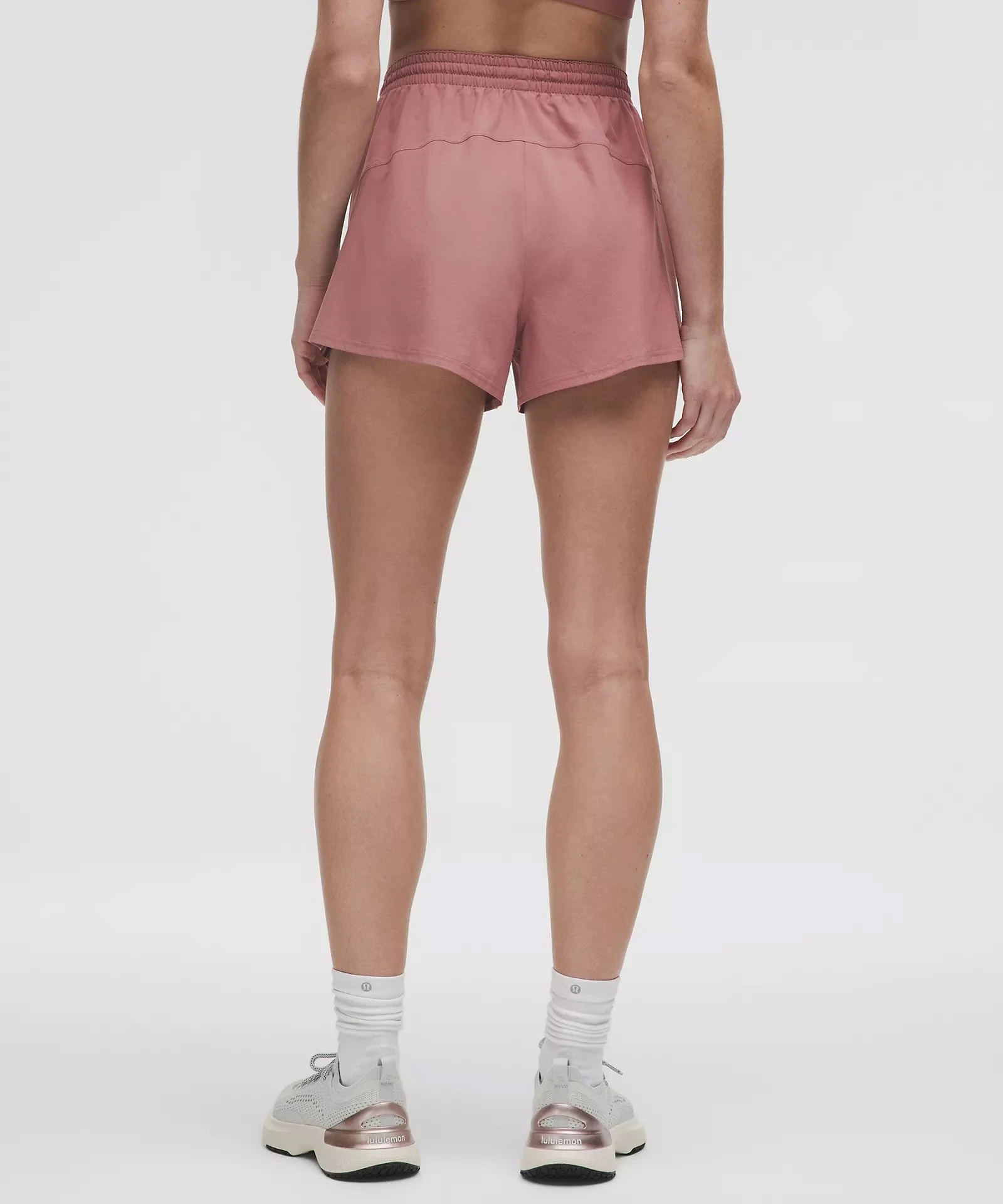 Court Rival High-Rise Short 3" - Red Clay