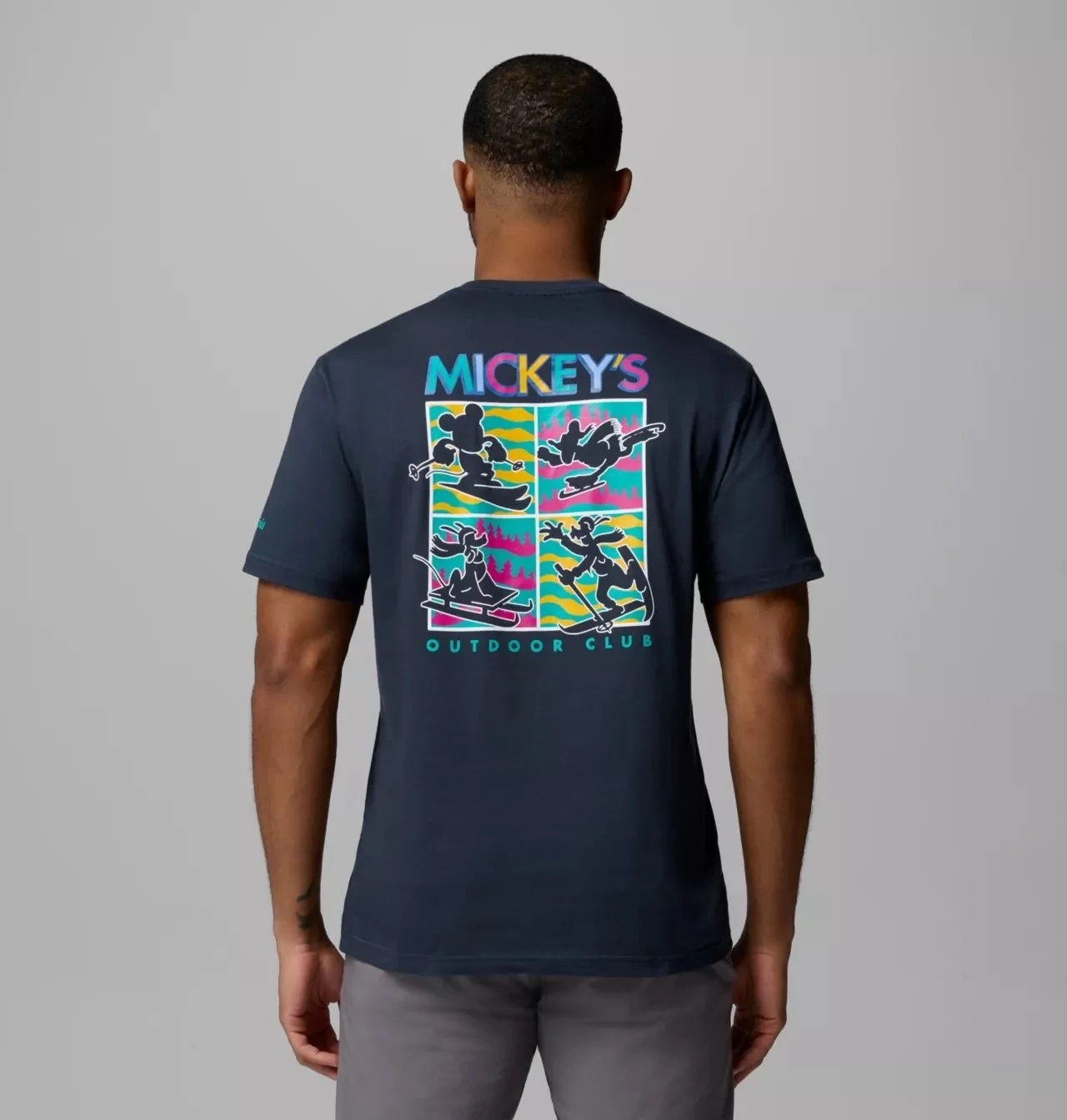 Mickey &amp; Friends Columbia Navy Graphic T-Shirt