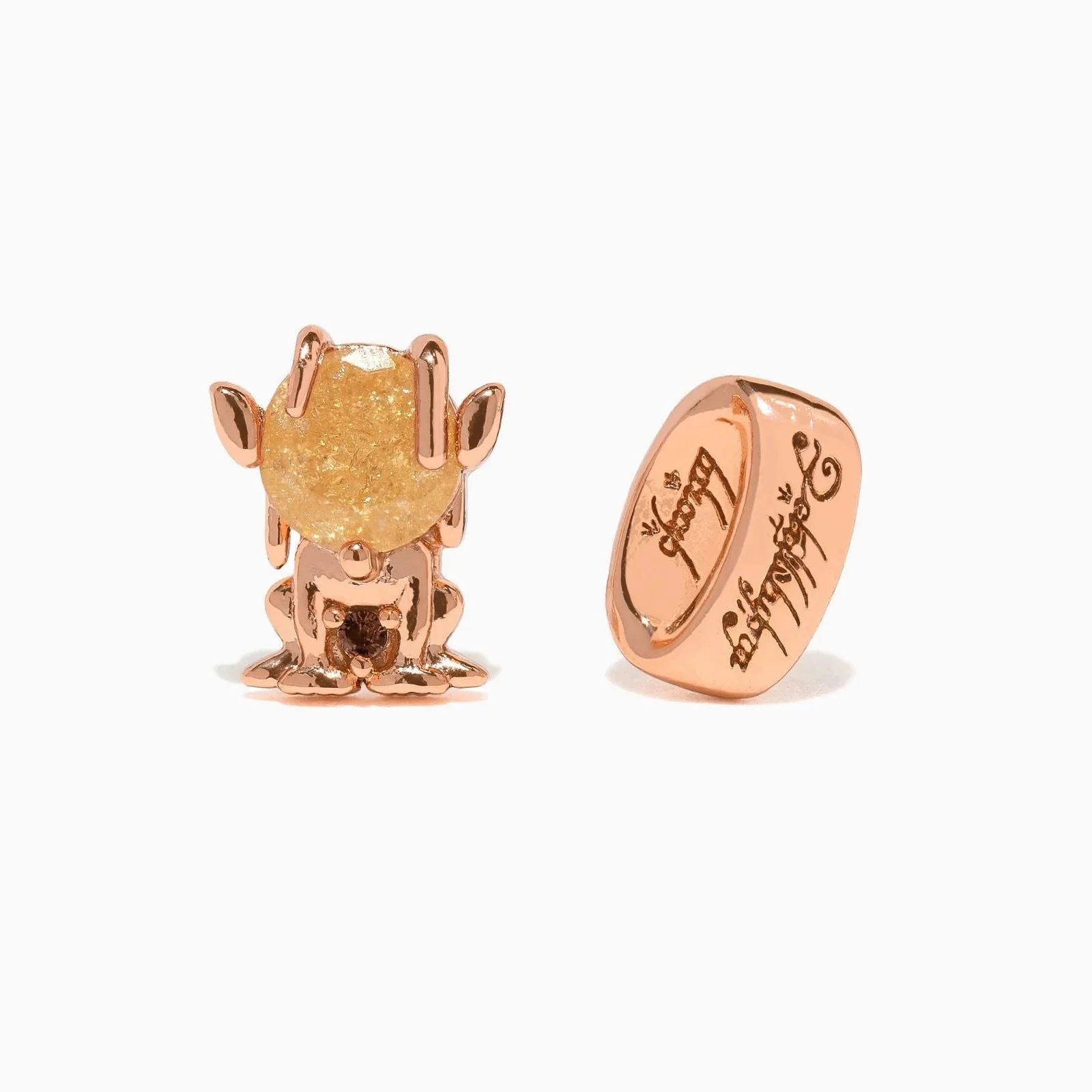 Gollum Studs - Rose Gold