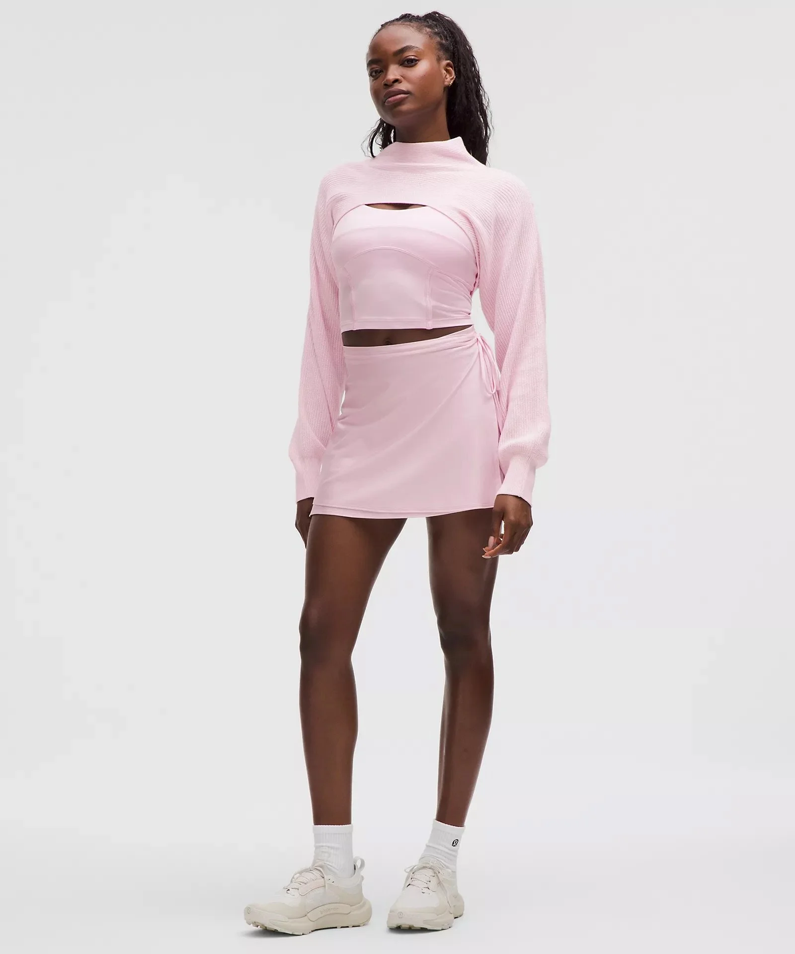 Satin Ballet High-Rise Wrap Skirt