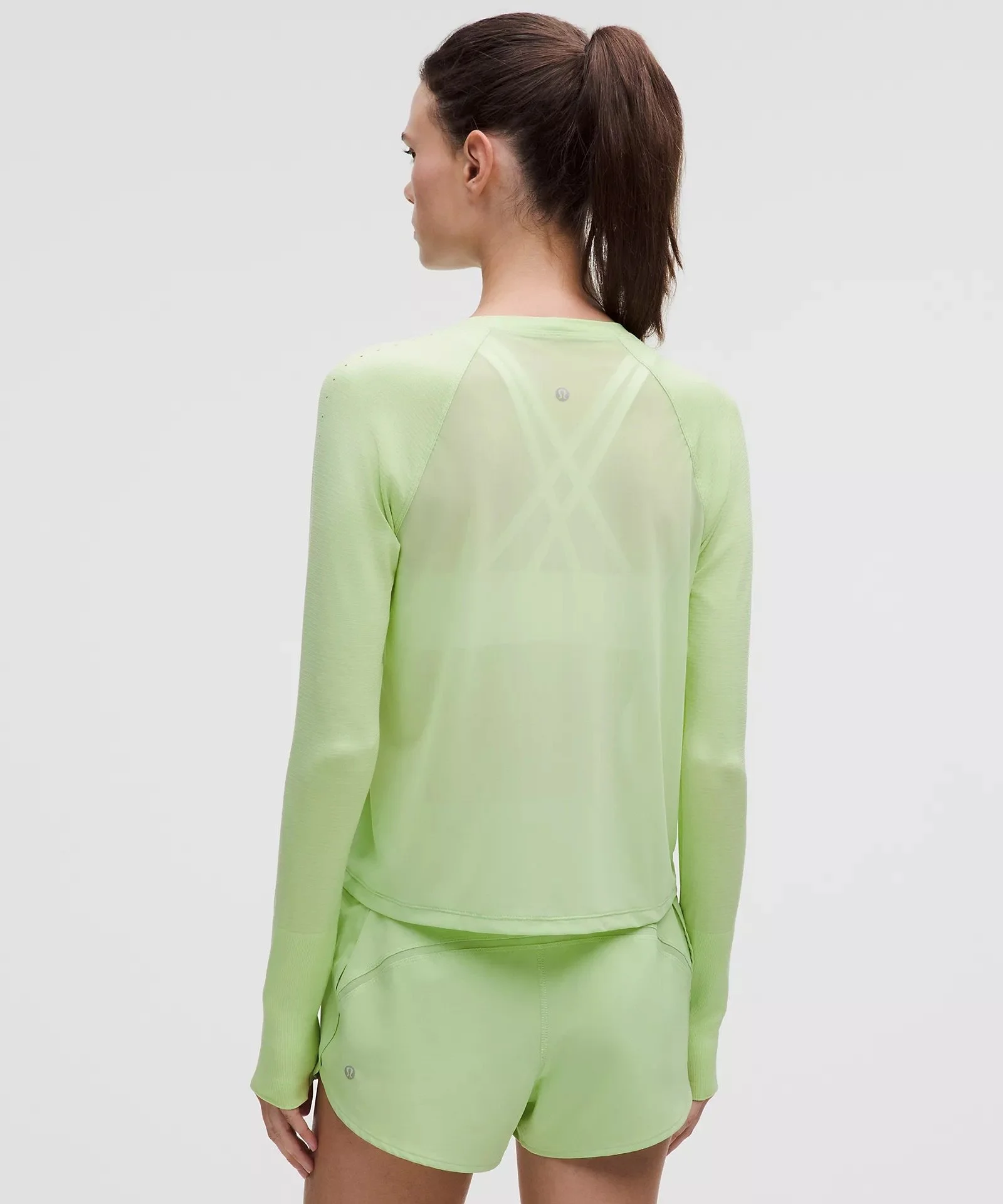 Swiftly Mesh-Back Long-Sleeve Shirt