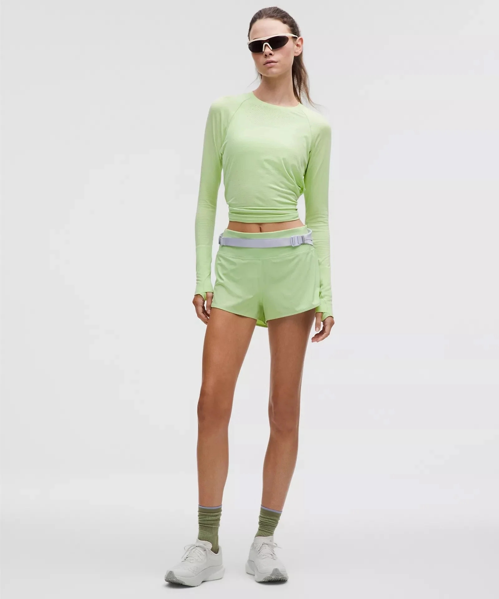 Swiftly Mesh-Back Long-Sleeve Shirt