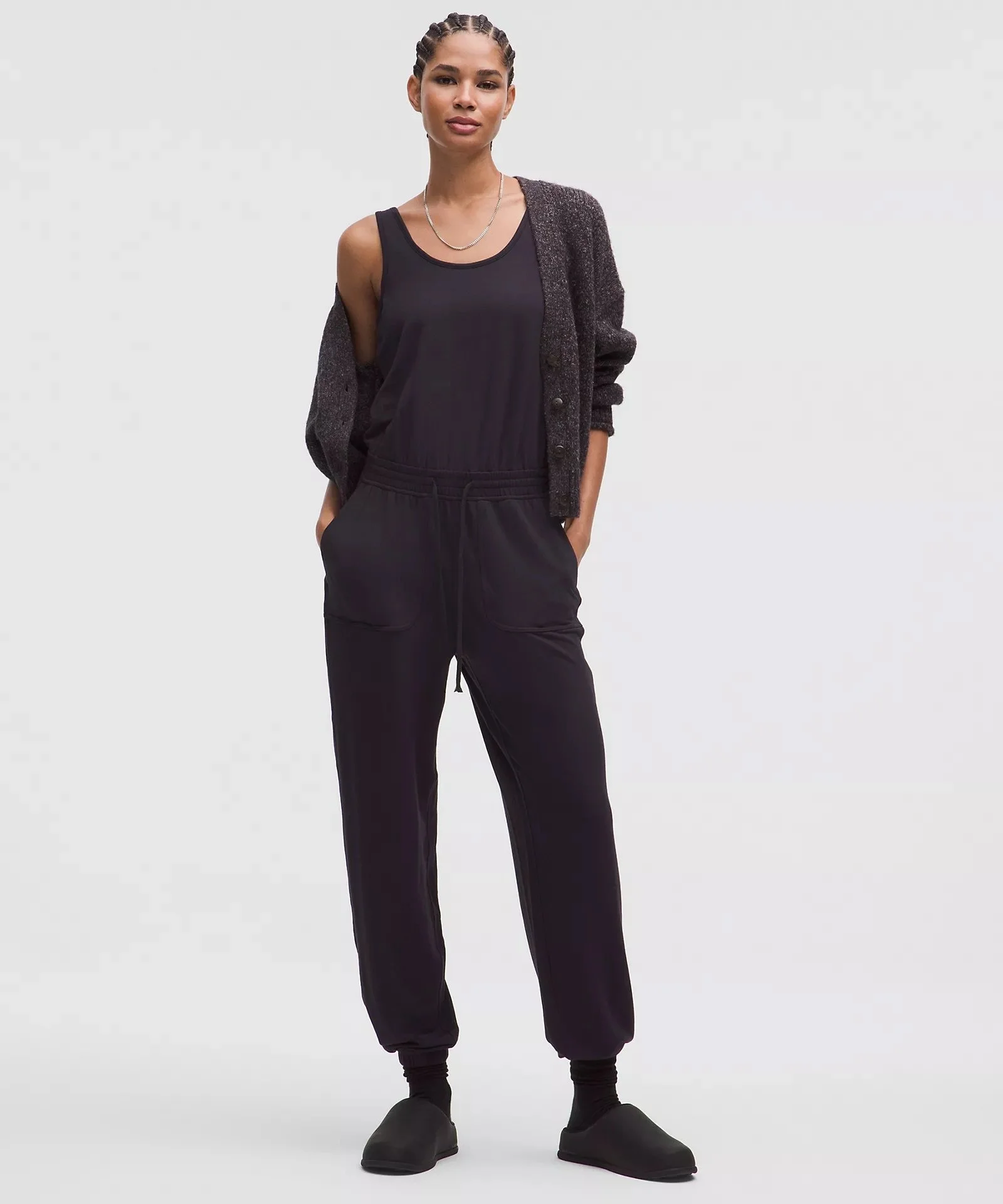 BeCalm Cinch-Waist Jumpsuit