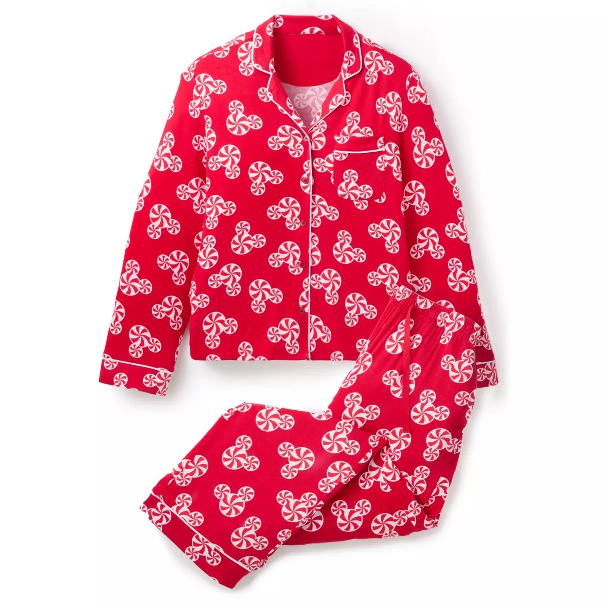 Mickey Icon Peppermint Swirl Holiday Sleep Set