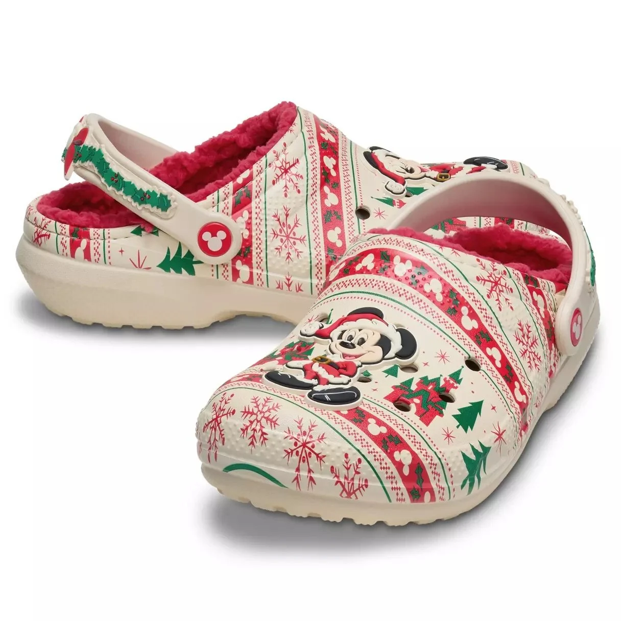 Santa Mickey Holiday Crocs Clogs