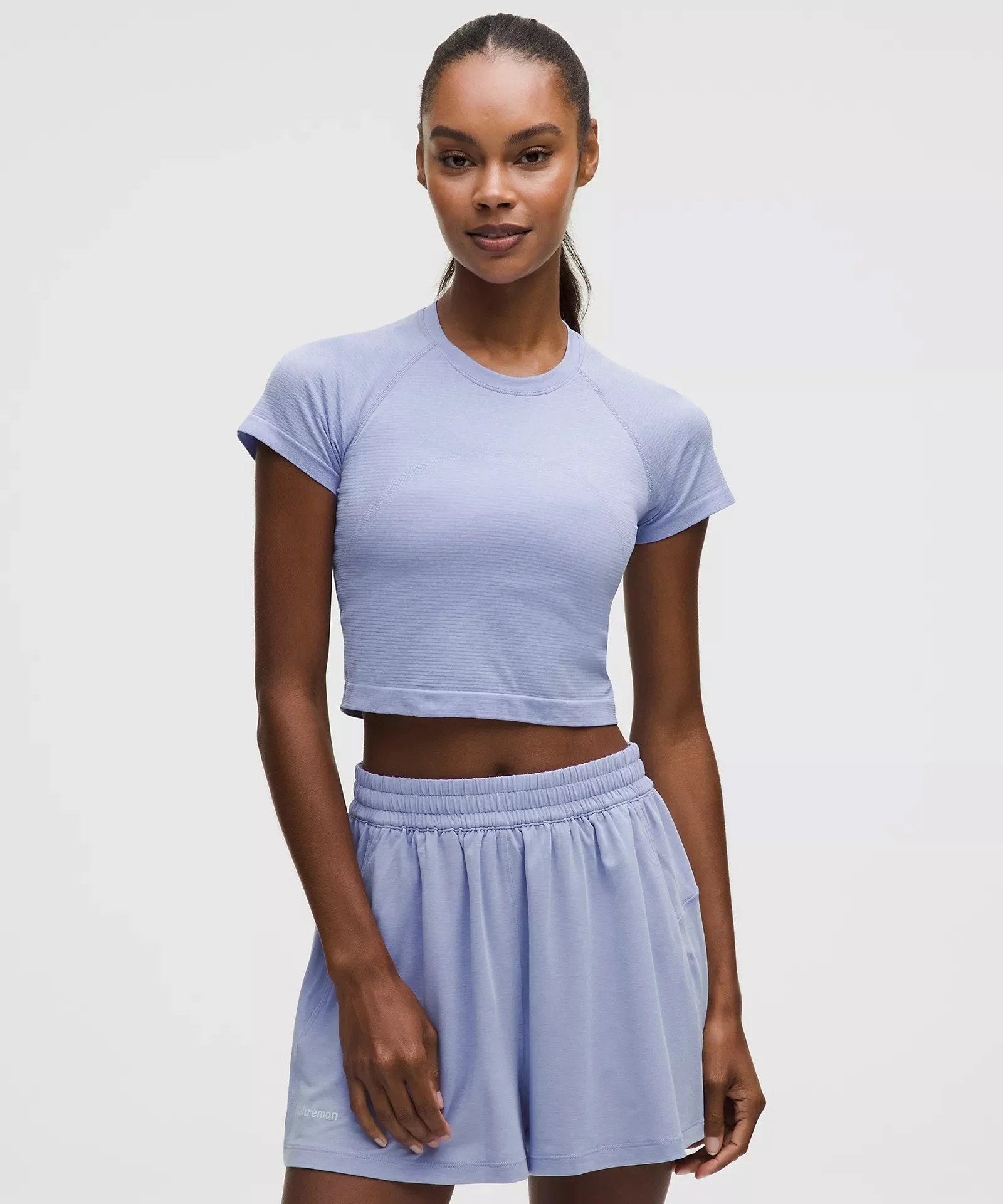 Swiftly Tech Cropped Short-Sleeve Shirt 2.0
