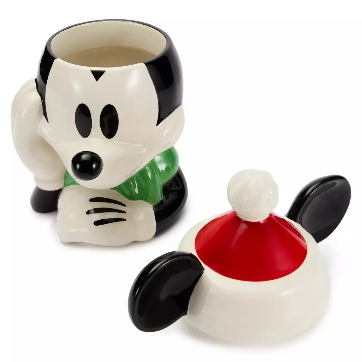 Santa Mickey Cookie Jar